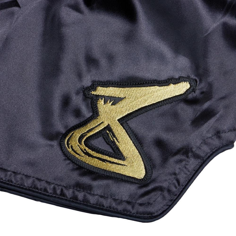 8 WEAPONS Strike Shorts, black-gold, XXL
