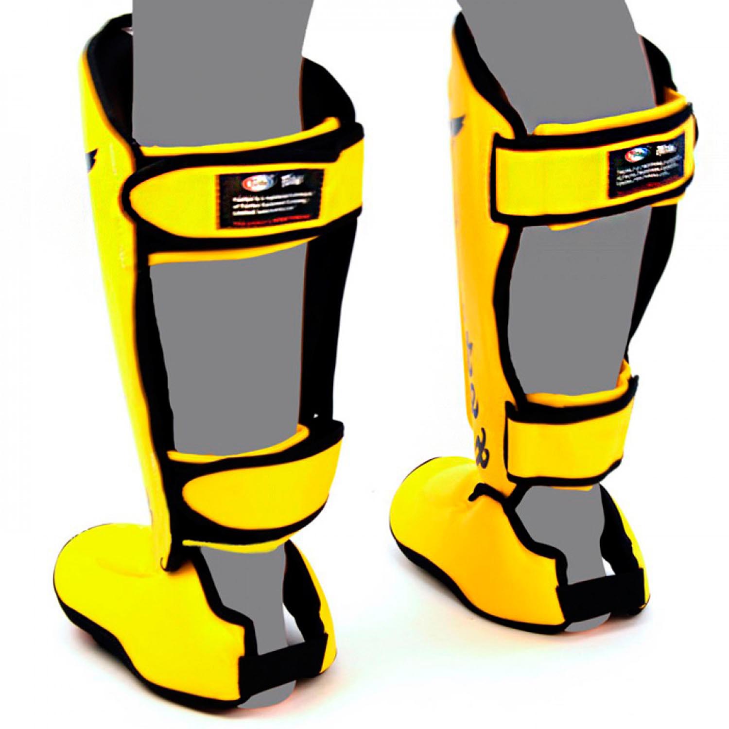 Fairtex Shin Guard, SP7, yellow, XL