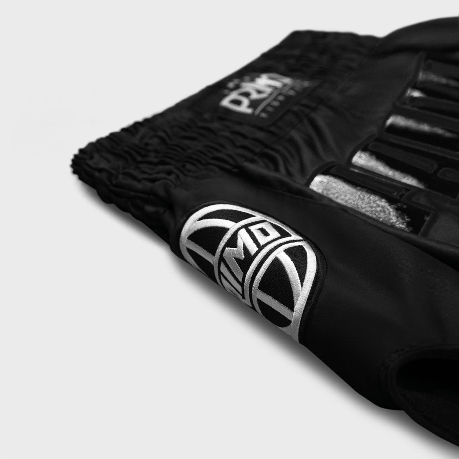 PRIMO Muay Thai Shorts, Trinity Panther, black, XXL