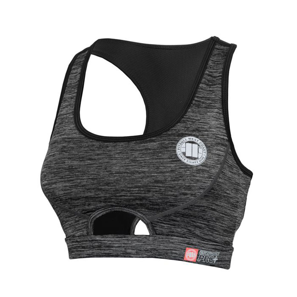 Pit Bull West Coast Sports Bra, Women, Performance Pro, grey, XS
