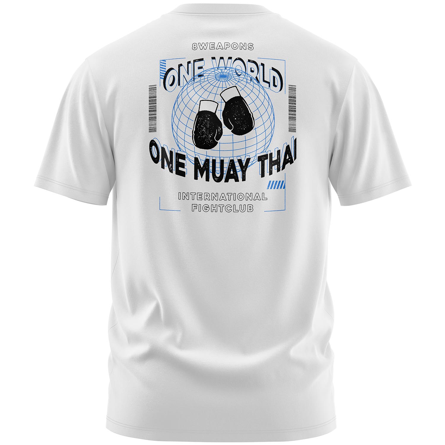 8 WEAPONS T-Shirt, 1W1MT Oversize, white XXL