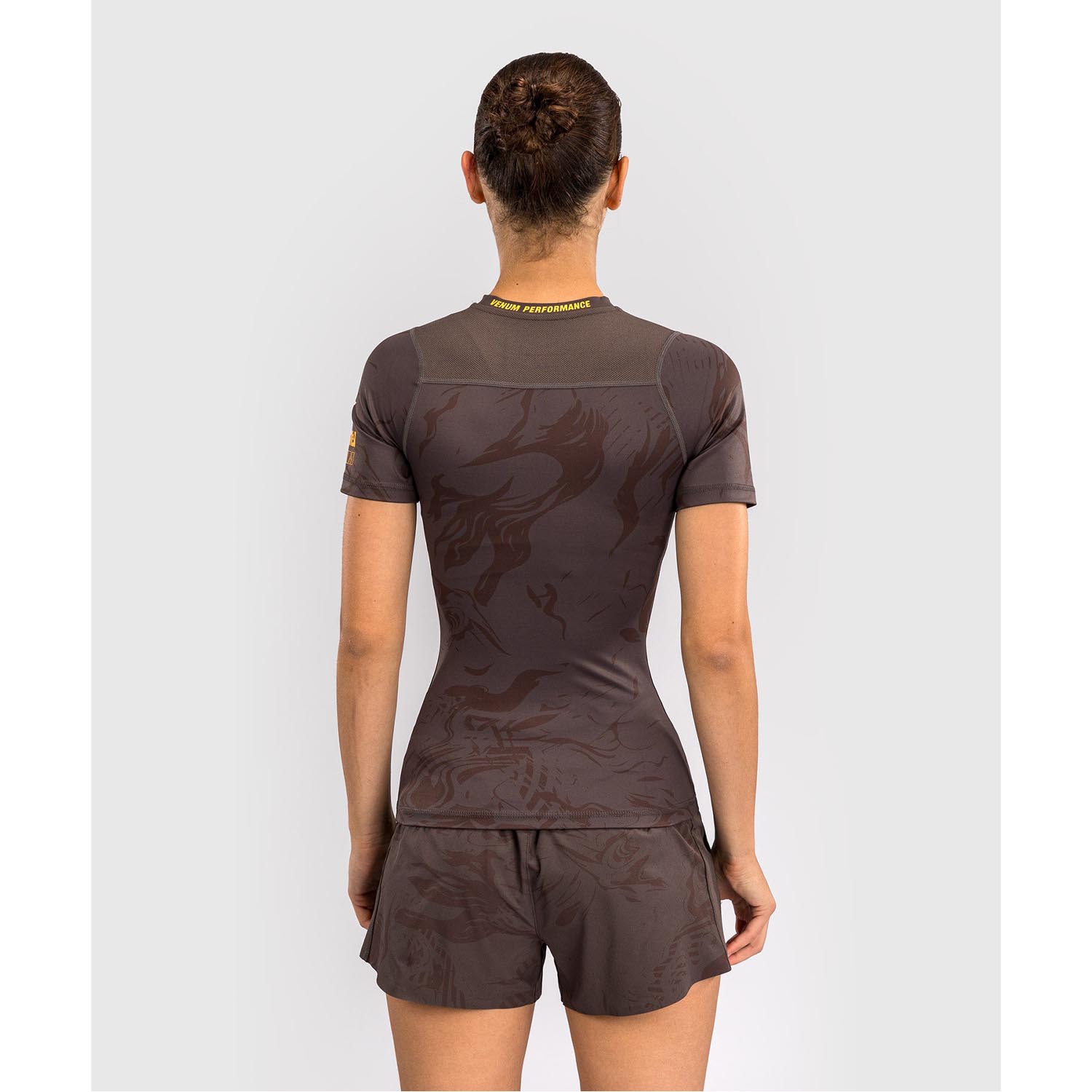 VENUM Rashguard S/S, Women, UFC Fusion Fight Week, brown, XS
