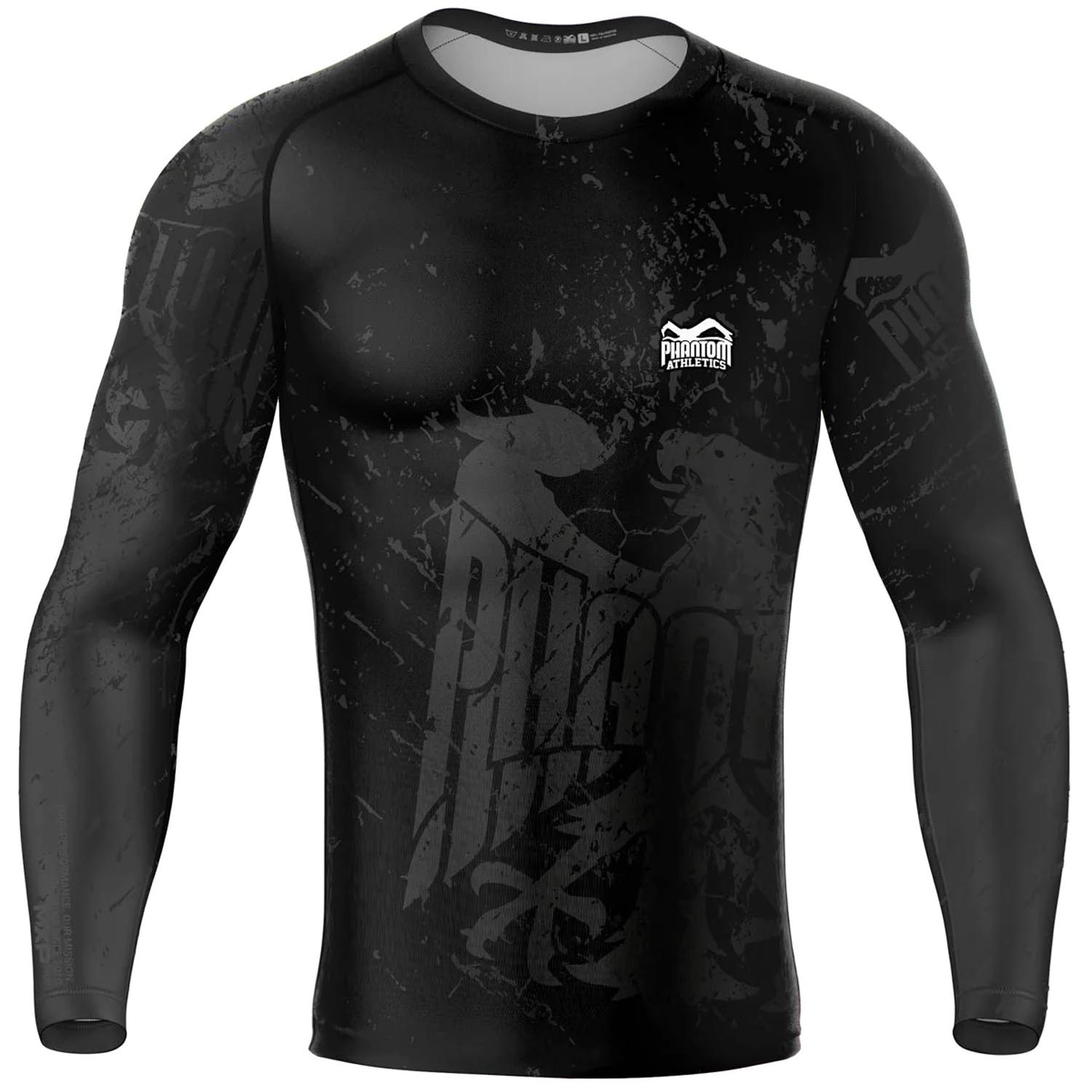 Phantom Athletics Rashguard, L/S, Germany, black, XXL
