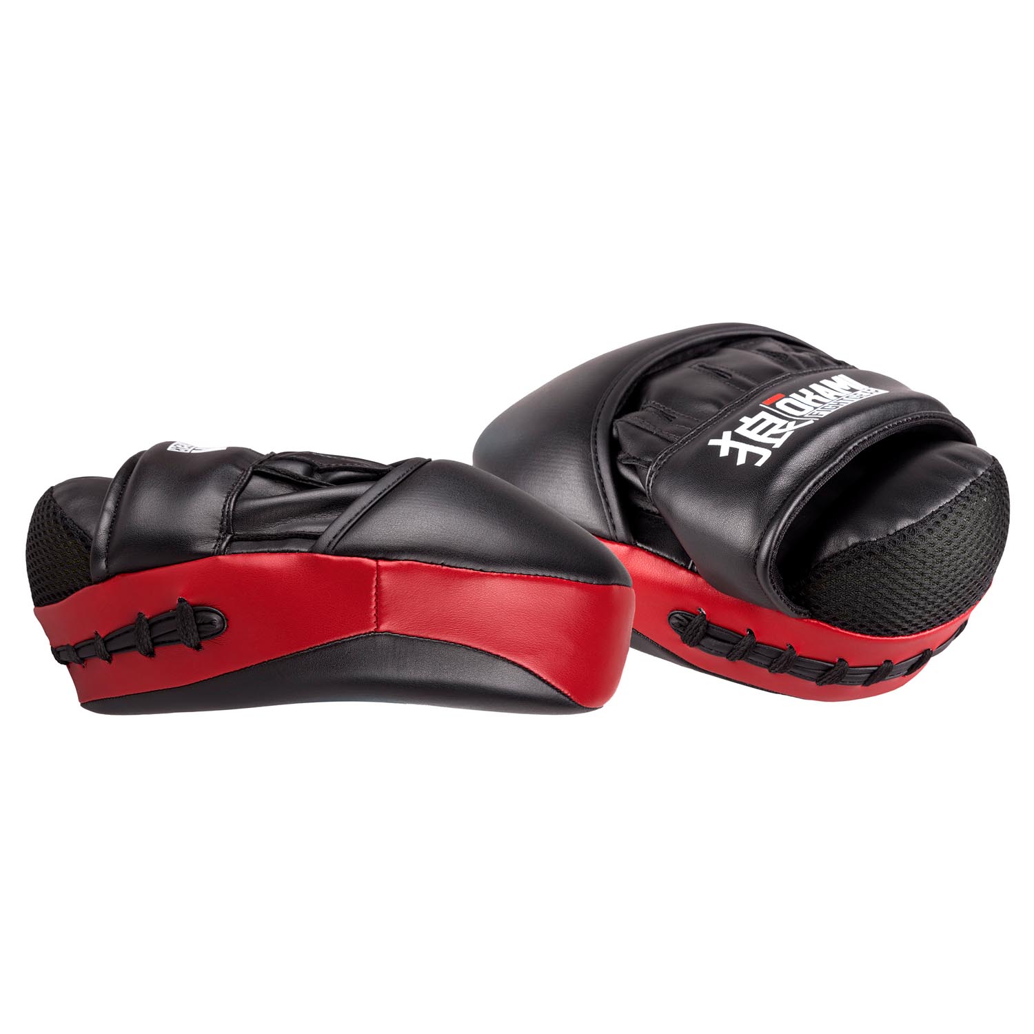 OKAMI Focus Mitts, Gym Series, black-red