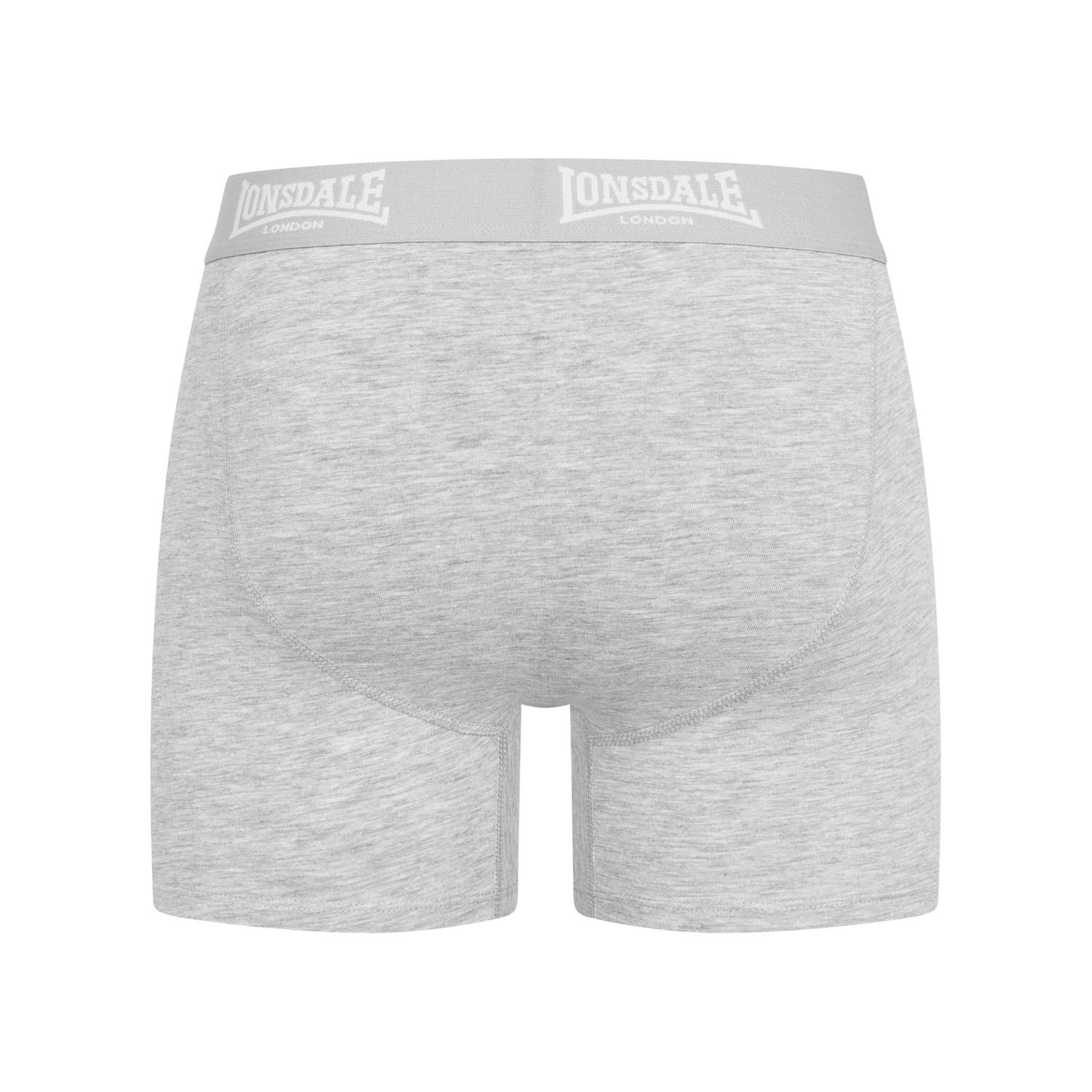 Lonsdale Boxershorts, East Challow, black-grey, XXL