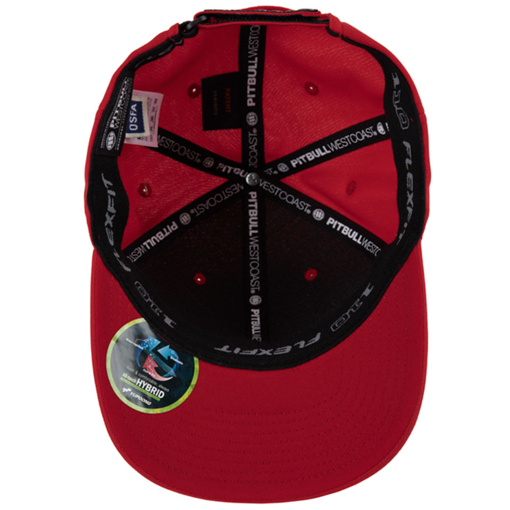 Pit Bull West Coast Snapback Cap, Seascape, rot