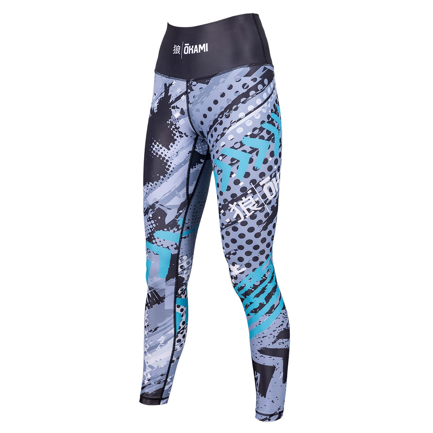 OKAMI Leggings, Damen, Dark Shadow, L