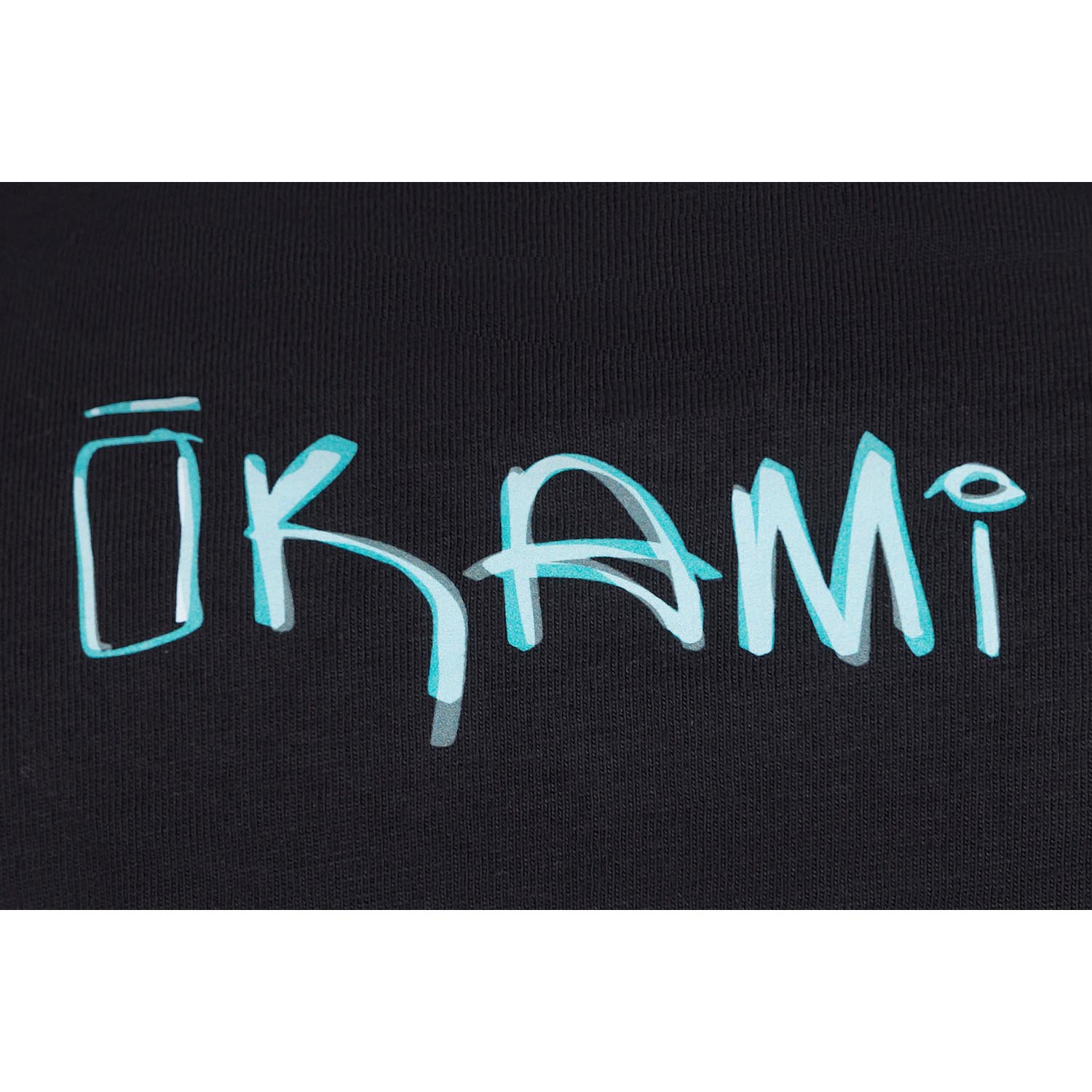 OKAMI T-Shirt, Hang Loose, schwarz. S