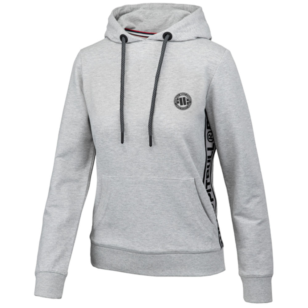 Pit Bull West Coast Hoody, Damen, Small Logo Terry, grau, XS