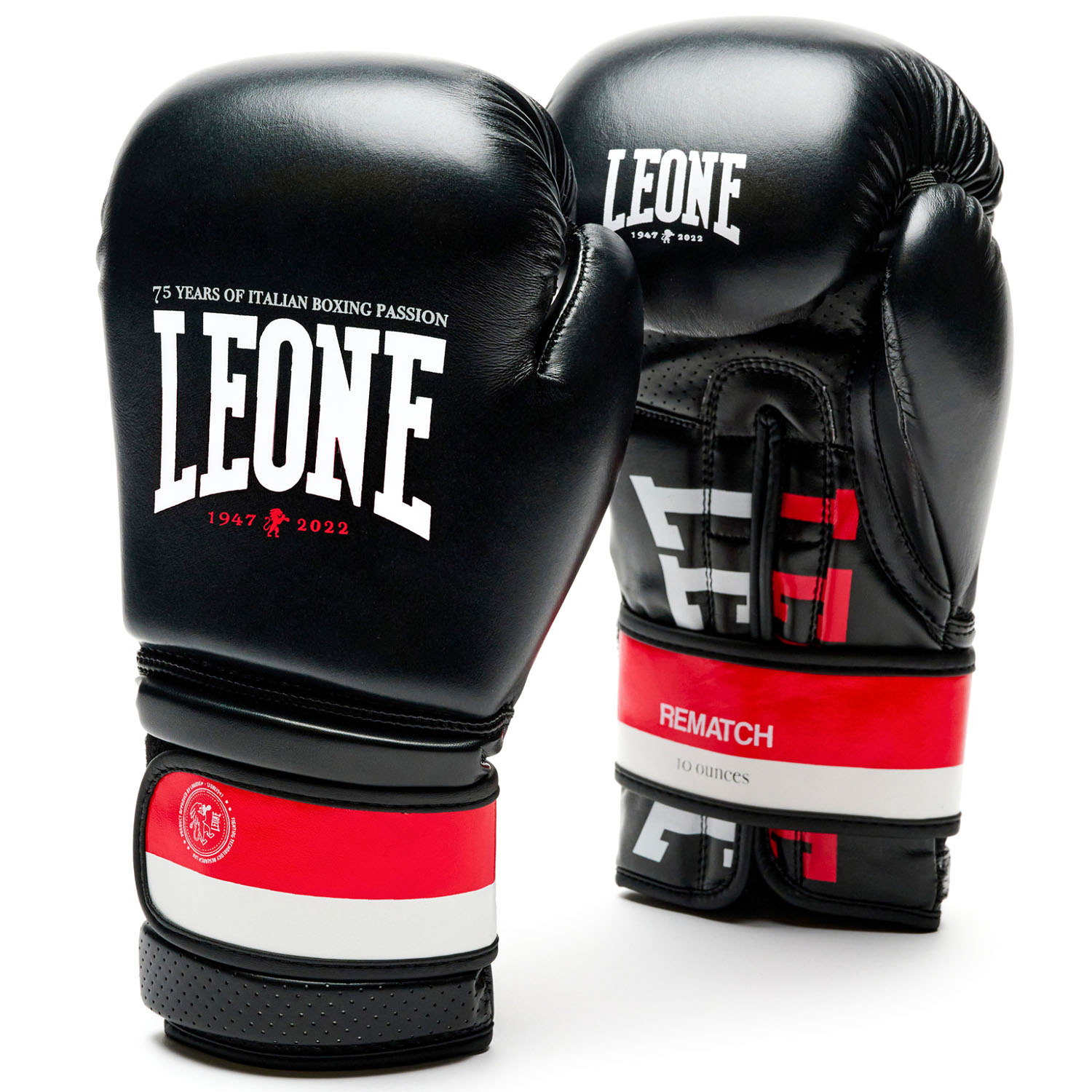 LEONE Boxhandschuhe, Rematch, GN332,, schwarz