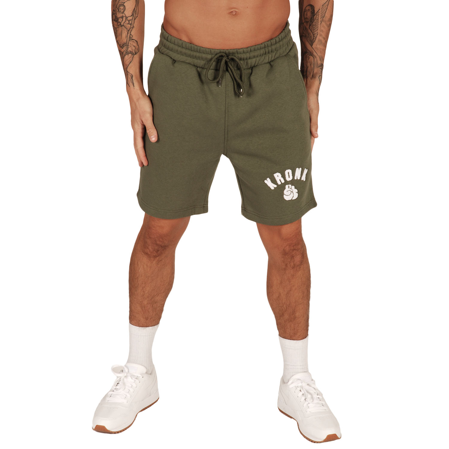 KRONK Jogging Shorts, One Color Gloves, olive, XXL