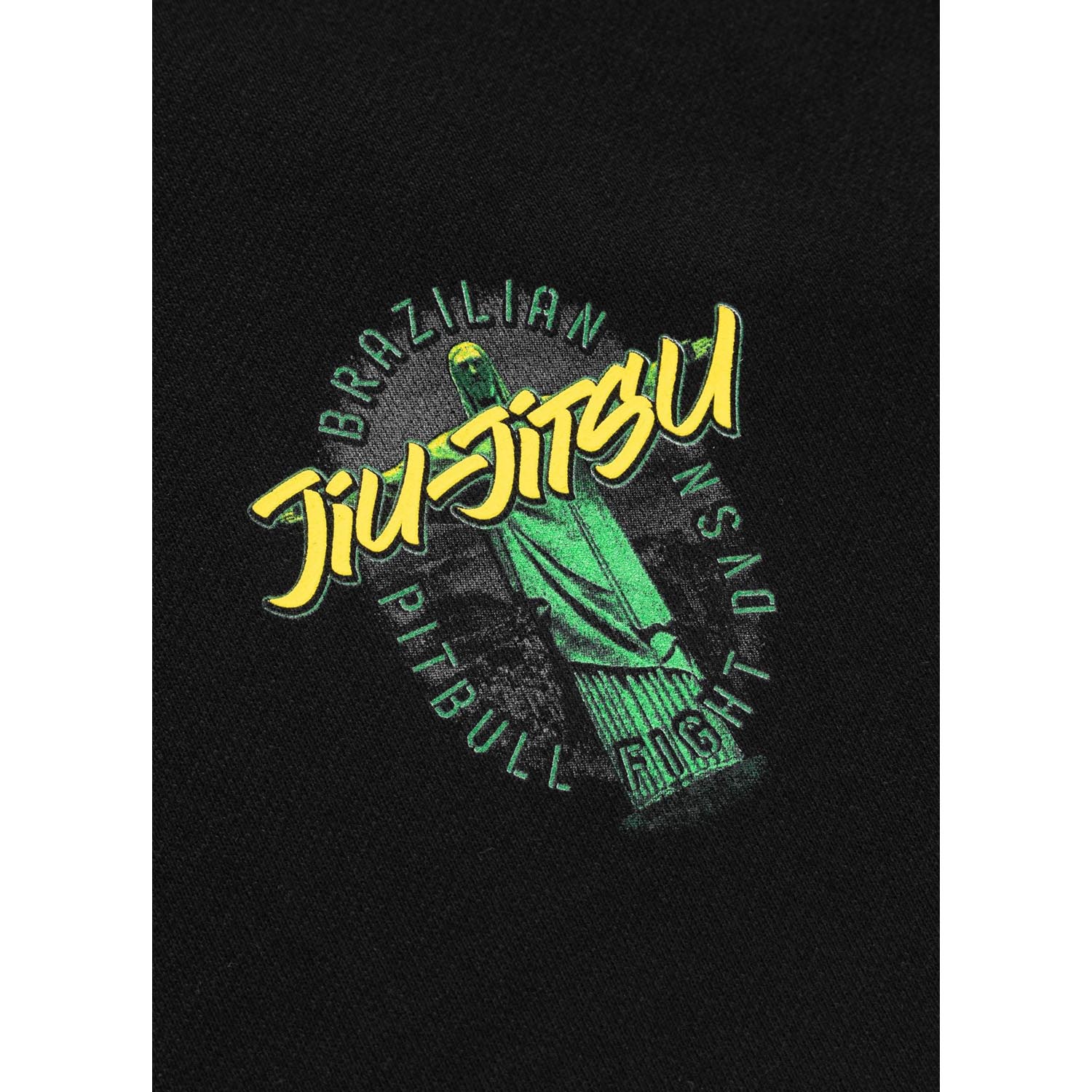 Pit Bull West Coast Crewneck, BJJ Fight DVSN, black, XXXL