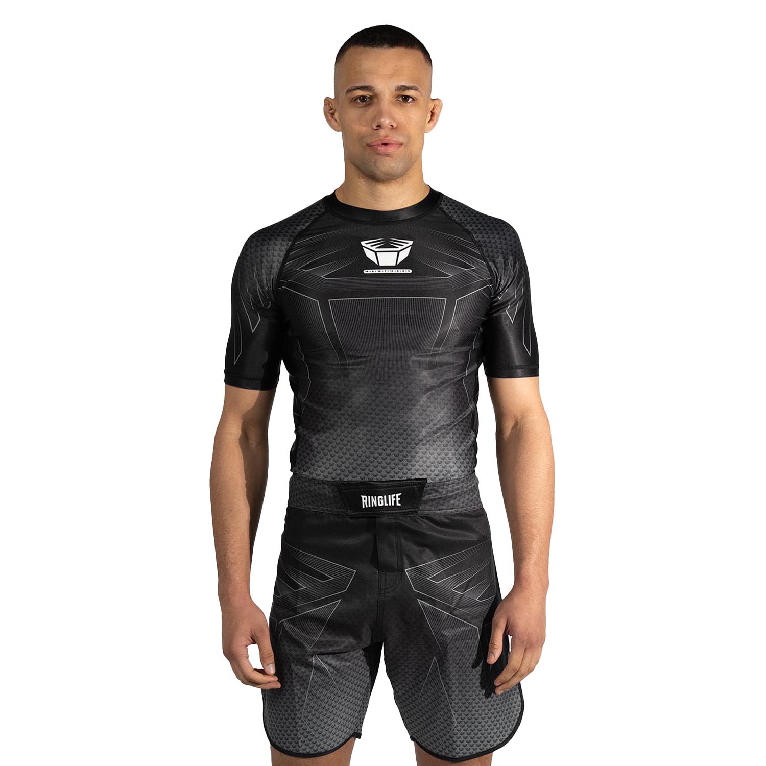 RINGLIFE Rashguard S/S - Octaring 2.0 black-grey XL