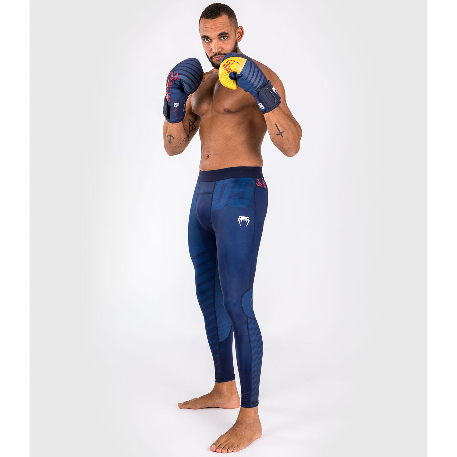 VENUM Compression Pants, Sport 05, blau-gelb, XXL