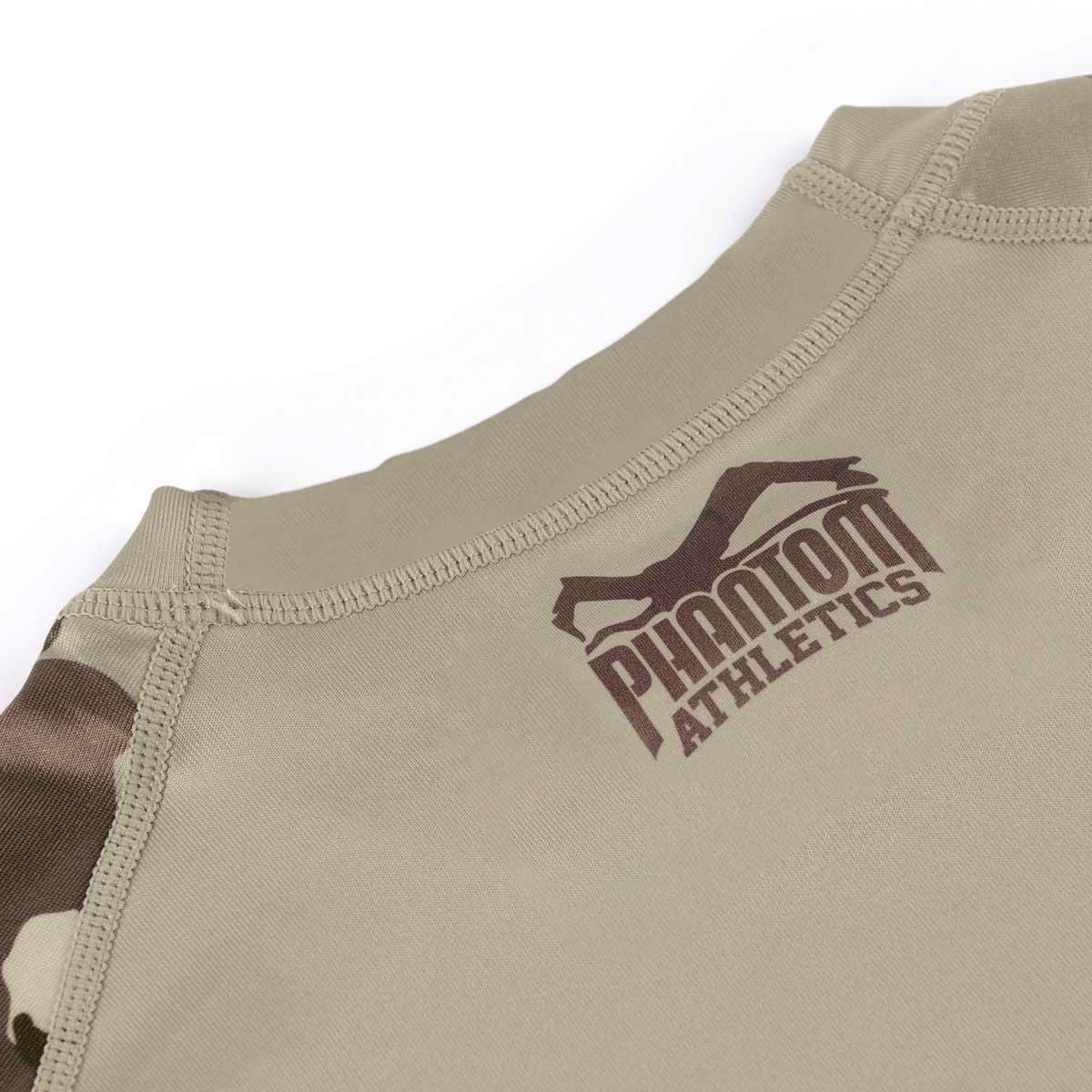 Phantom Athletics Rashguard, S/S, Warfare, sand-camo, L