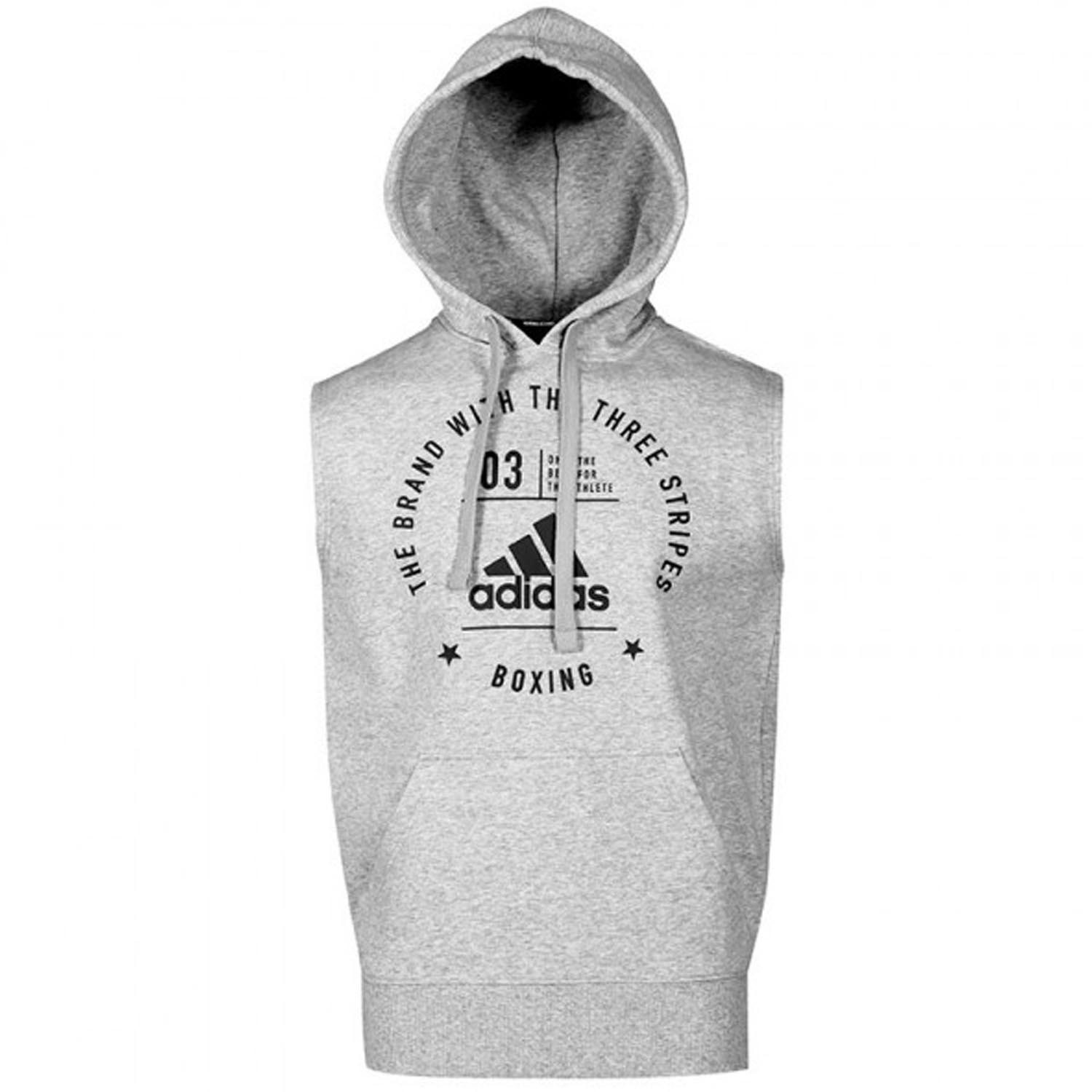 adidas Crop Hoody, Community, Boxing, grau, S