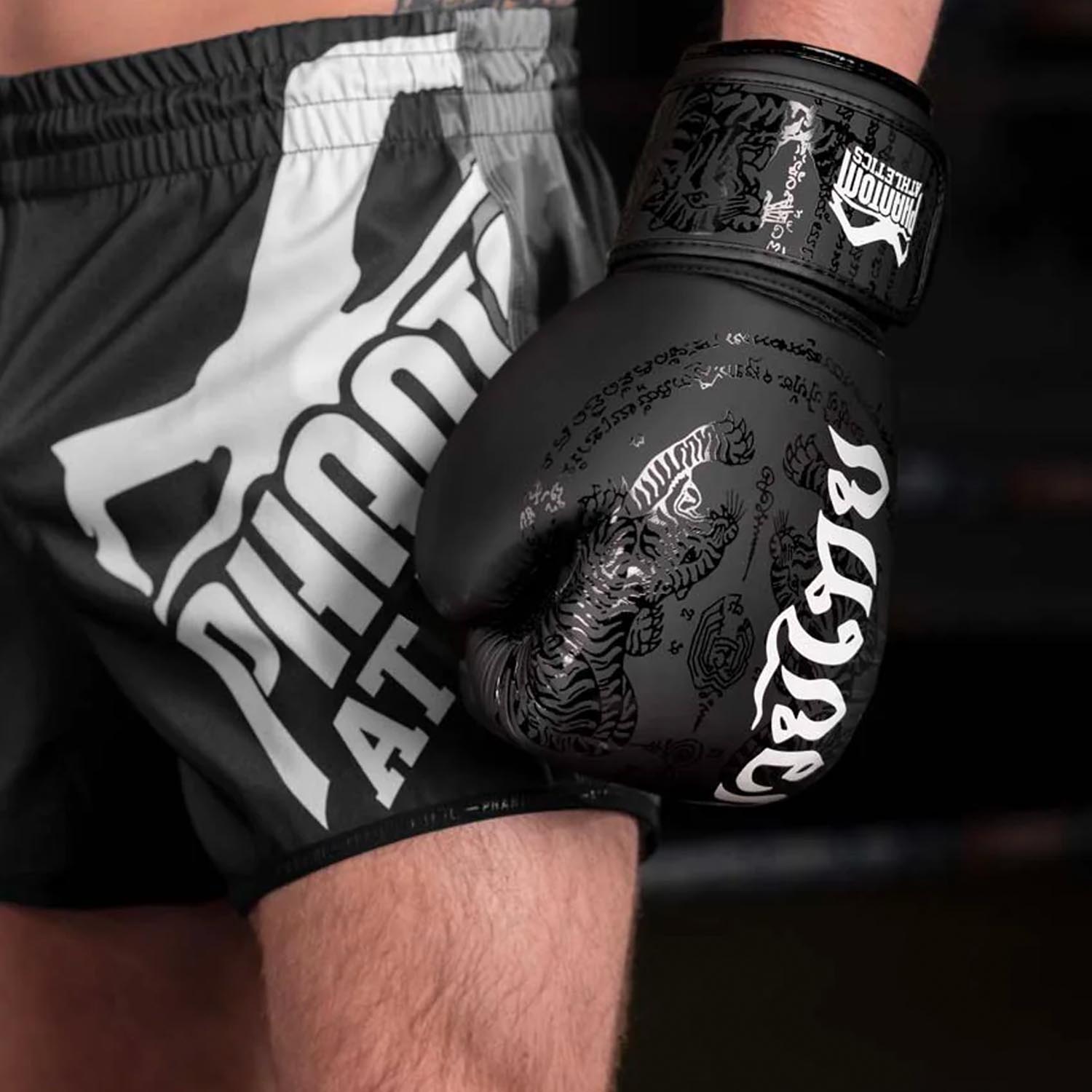 Phantom Athletics Boxing Gloves, Muay Thai, black
