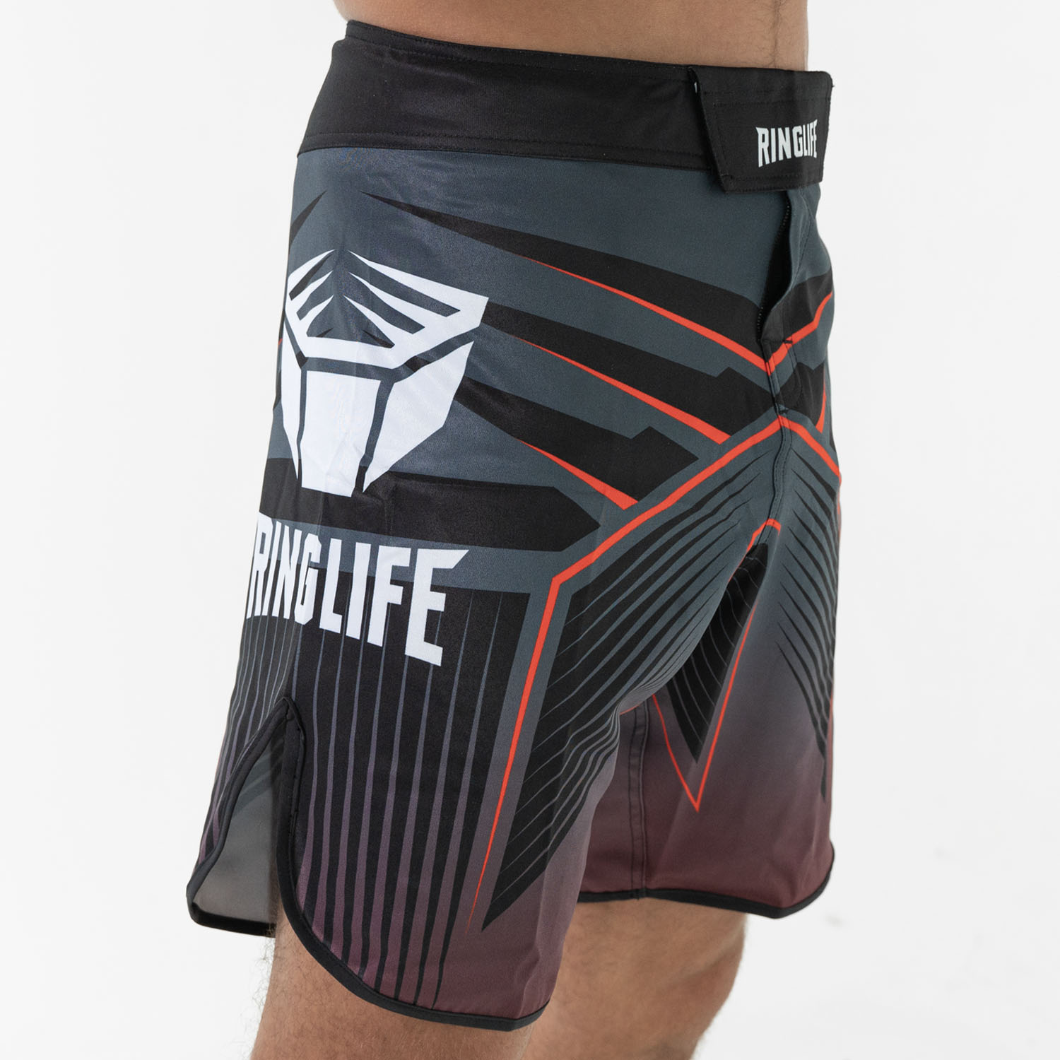 RINGLIFE MMA Shorts - Octaring schwarz-rot XS