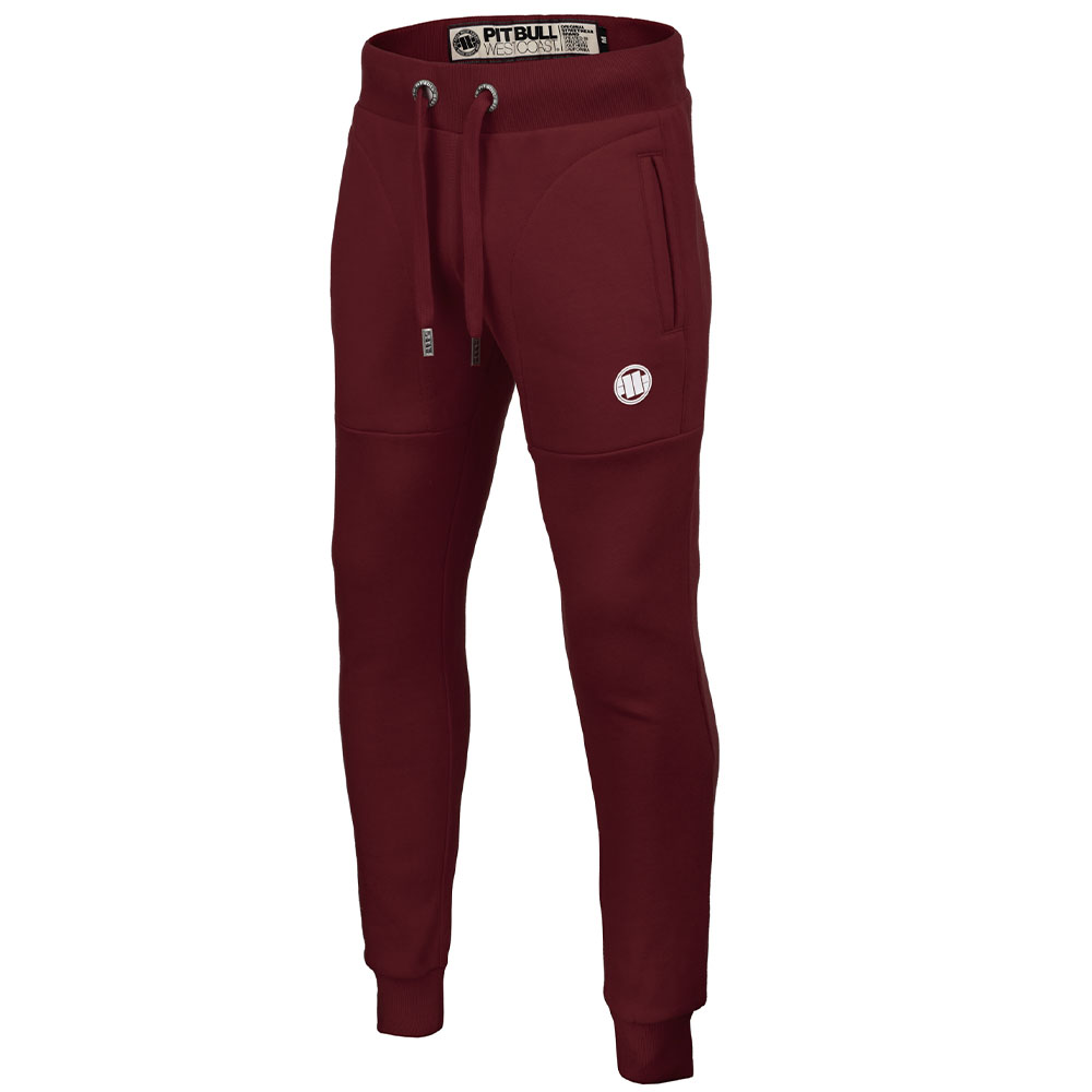 Pit Bull West Coast Jogginghosen, Small Logo, winered, XXXL