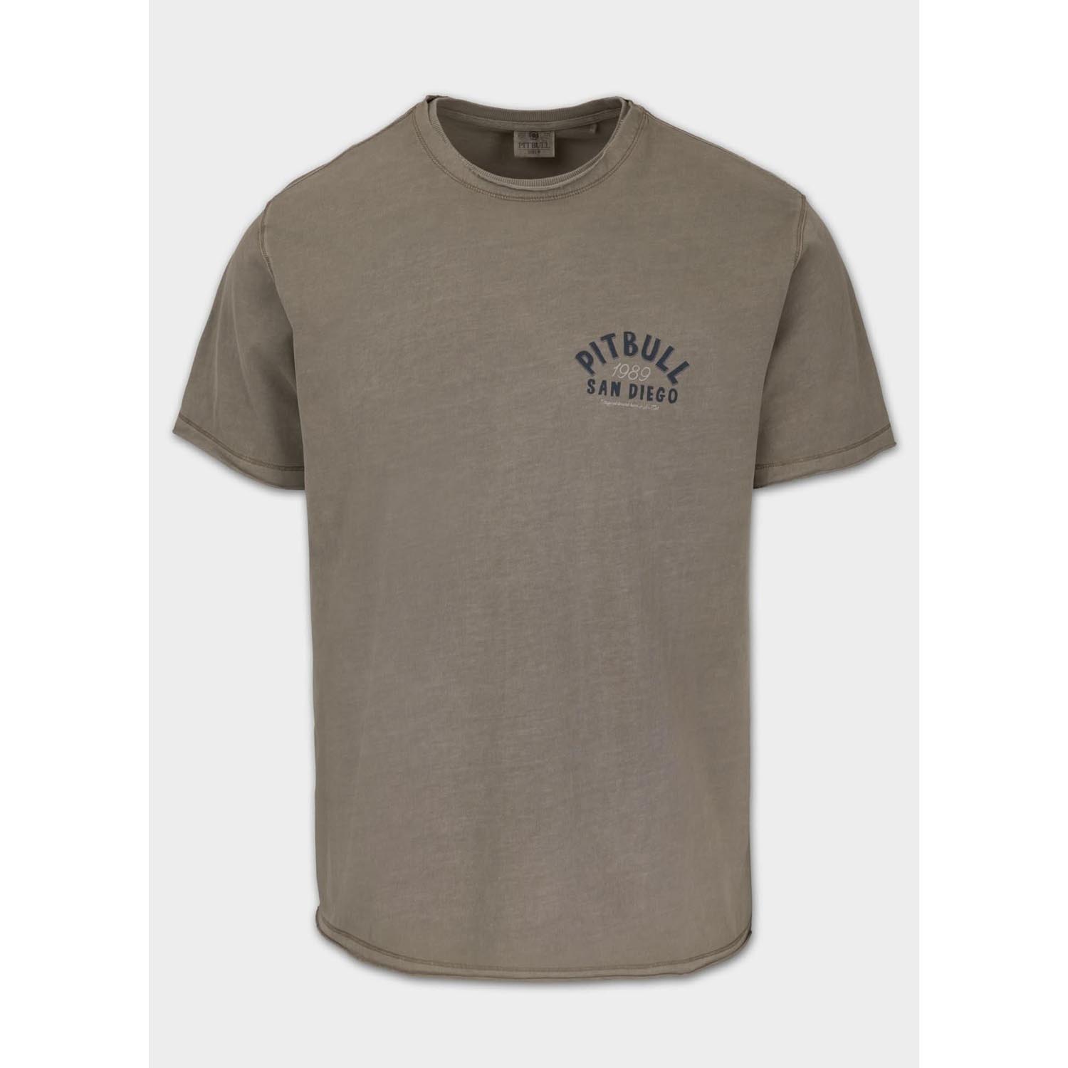 Pit Bull West Coast T-Shirt, USA Cal, brown