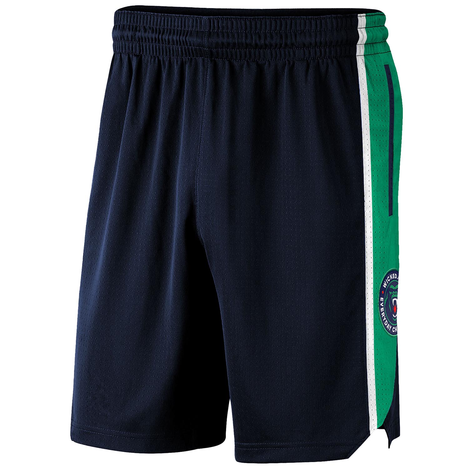 Wicked One Training Shorts, Whaks, navy-green, L