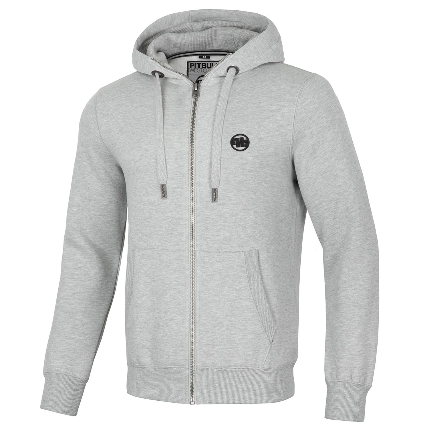 Pit Bull West Coast Zip Hoody, Hilltop, 23, grau, XL