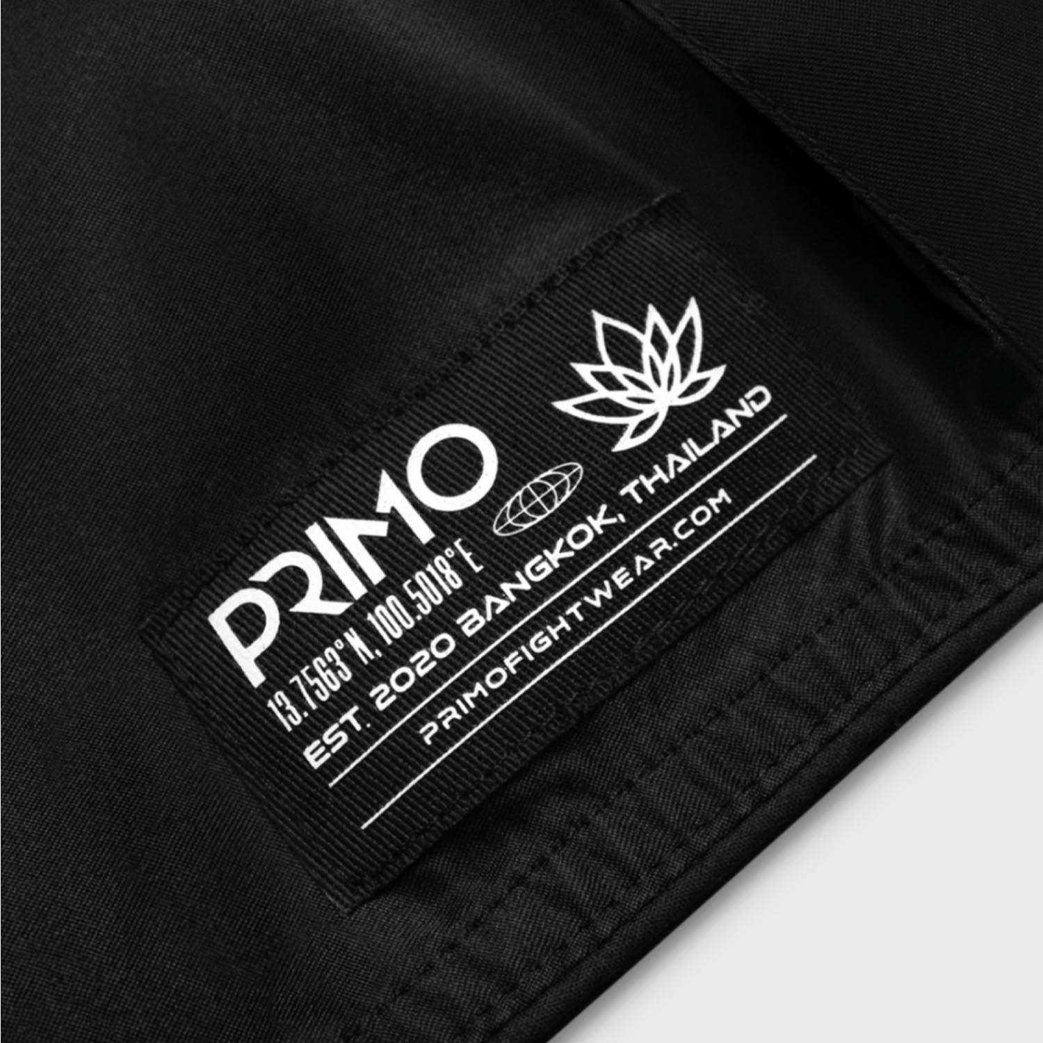 PRIMO Muay Thai Shorts, Trinity Panther, black, XXL