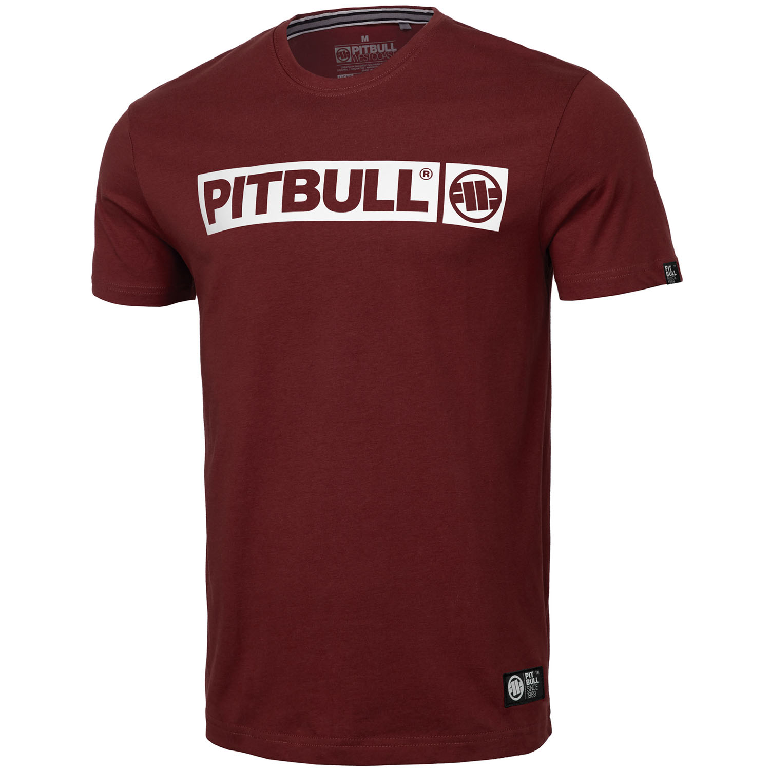 Pit Bull West Coast T-Shirt, Hilltop S70, weinrot, S