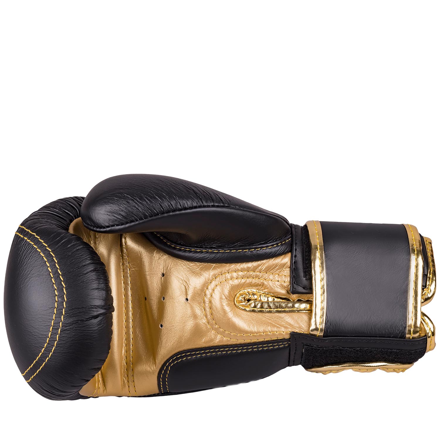 8 WEAPONS Boxing Gloves, Premium Leather, black-gold