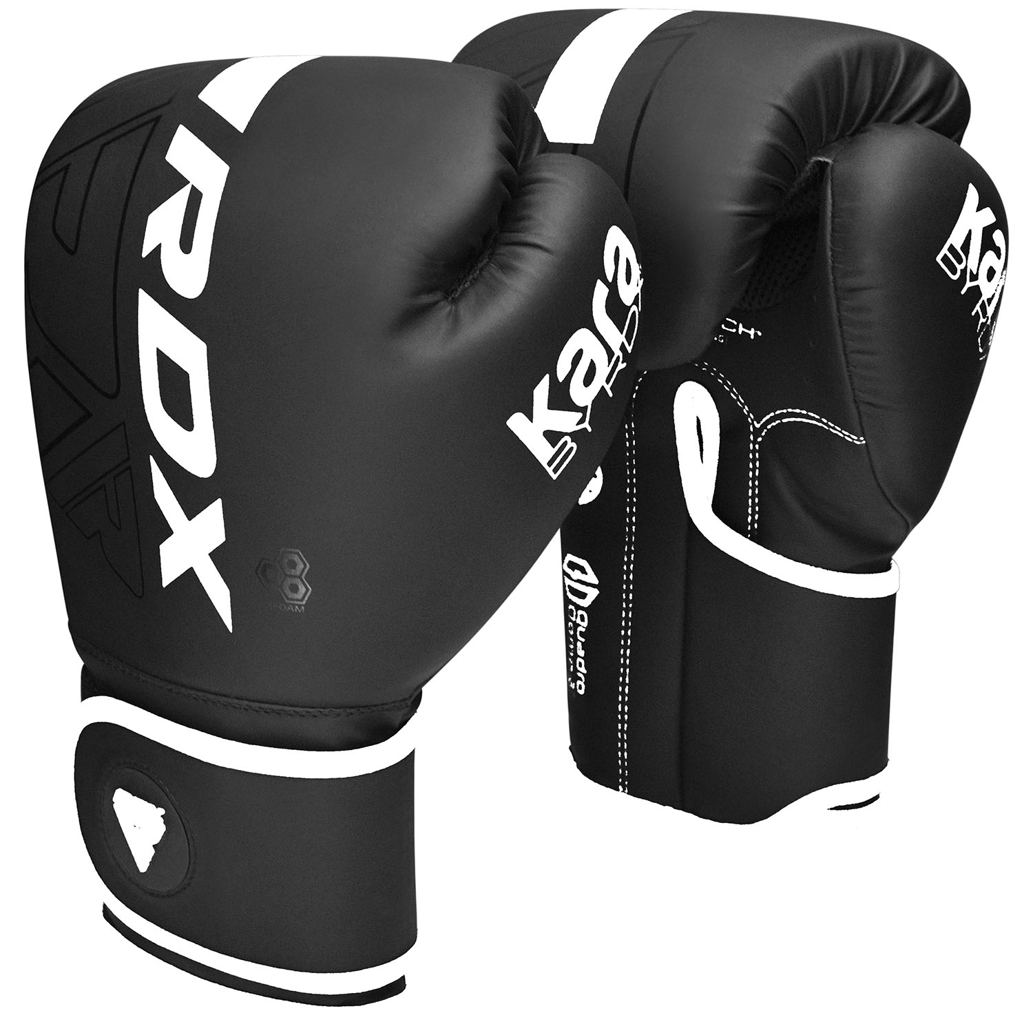 RDX Boxhandschuhe, Kara Series F6, schwarz-weiß, 16 Oz