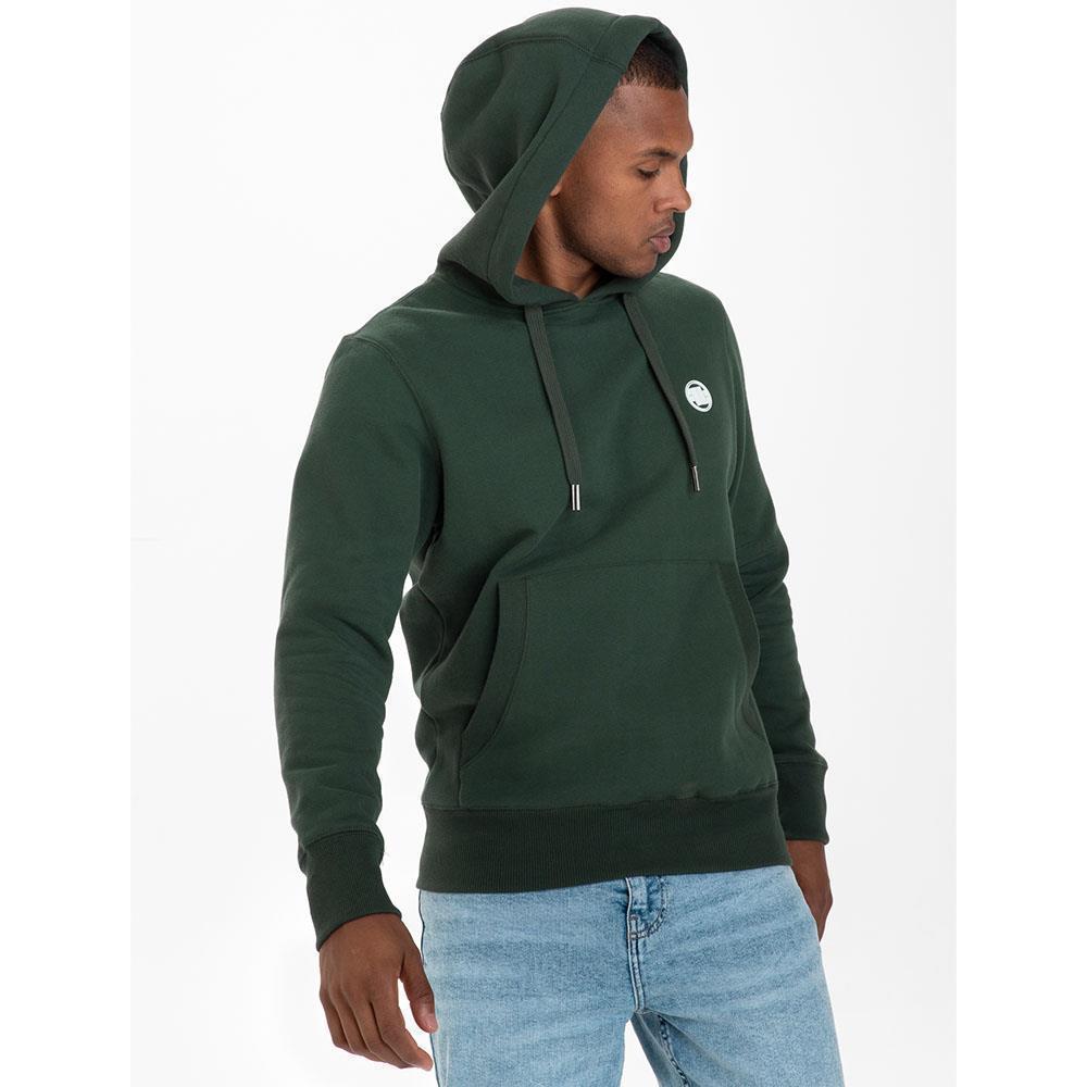 Pit Bull West Coast Hoody, Small Logo 21, green, XL