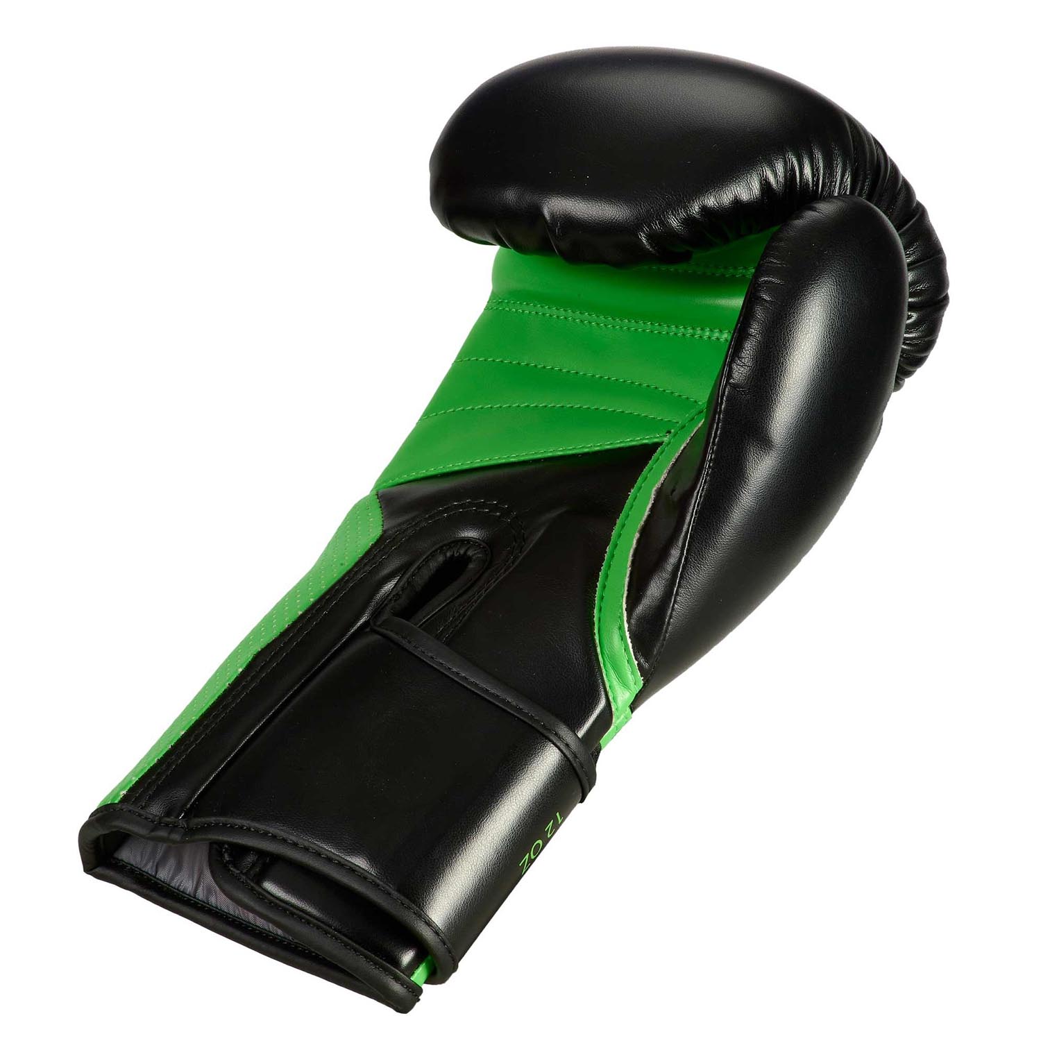 Ju-Sports Boxing Gloves, Training 2.0, black-green, 16 Oz