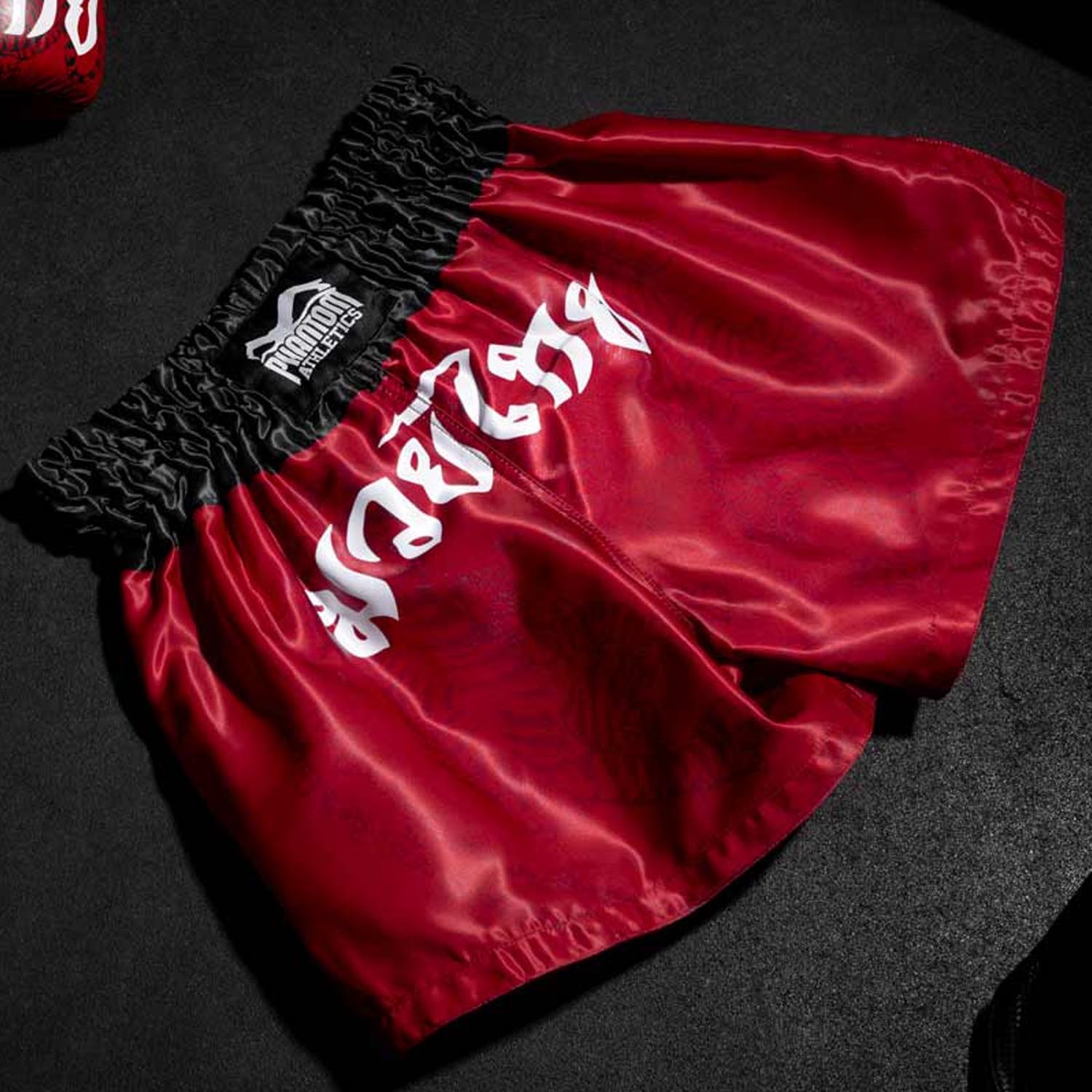 Phantom Athletics Muay Thai Shorts, Sak Yant, red, M