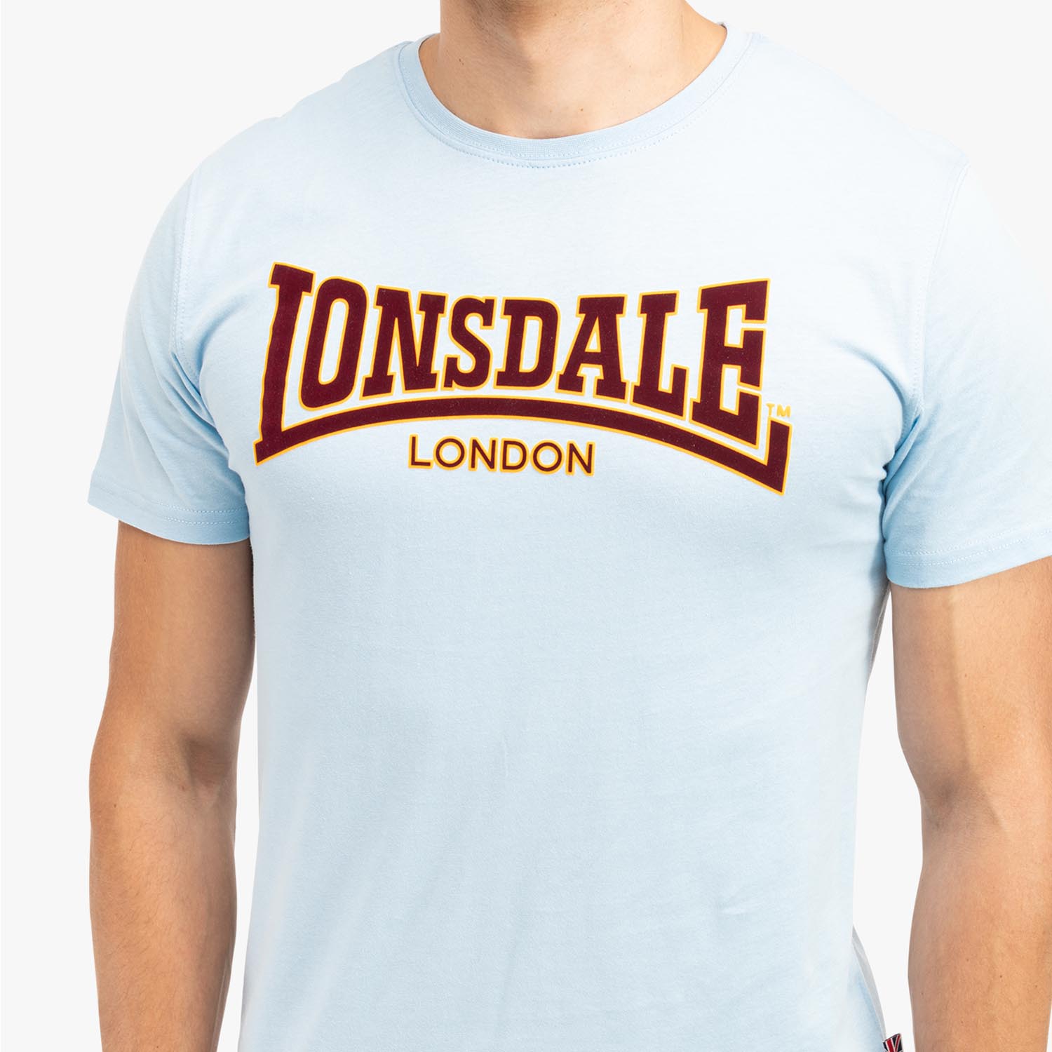 Lonsdale T-Shirt, Classic, sky blue, S