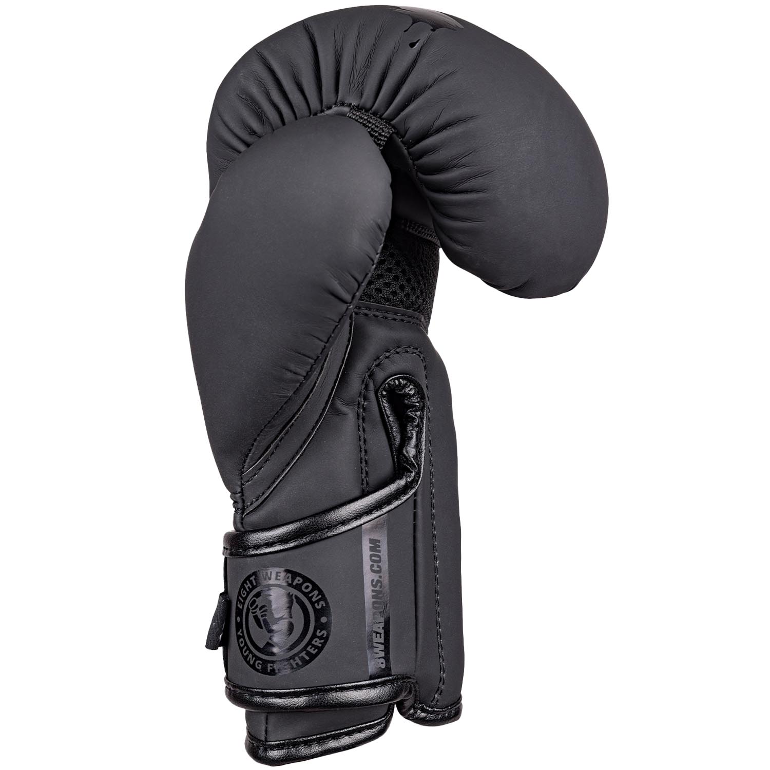 8 WEAPONS Boxing Gloves, Kids, Unlimited 2.0, black-black, 8 Oz