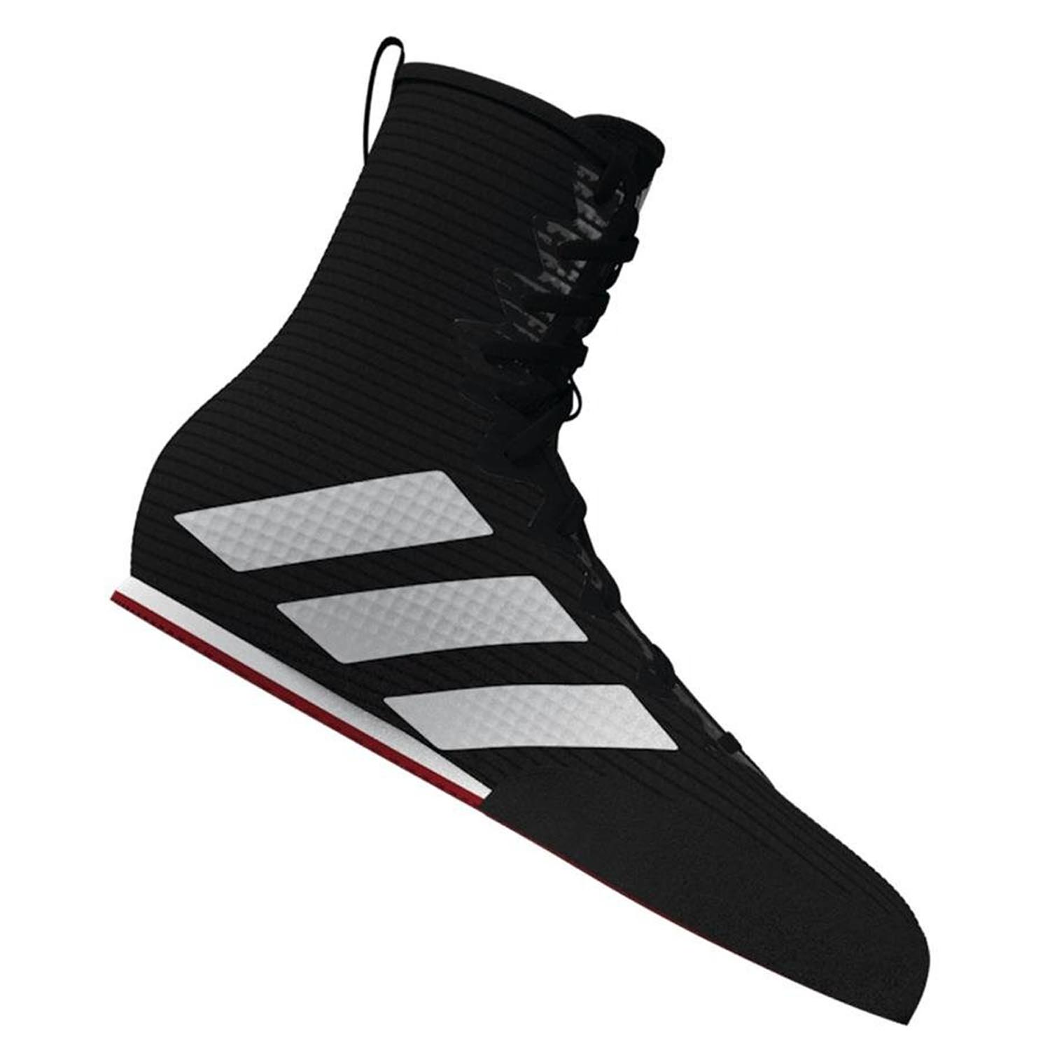 adidas Boxing Shoes, Box Hog 4, black-white, 47 ⅓ (UK 12)