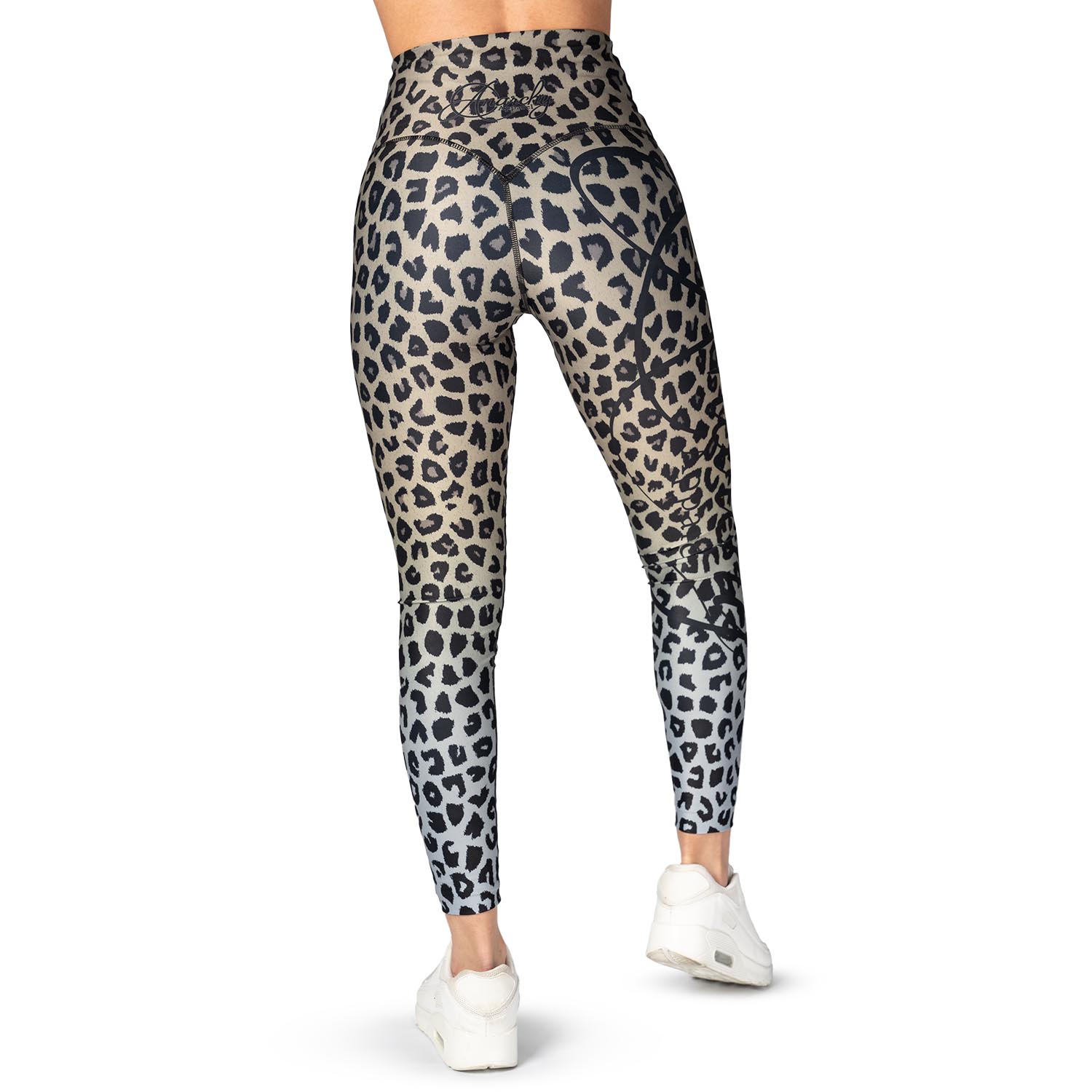 Anarchy Apparel Compression Leggings, Leopard, XS