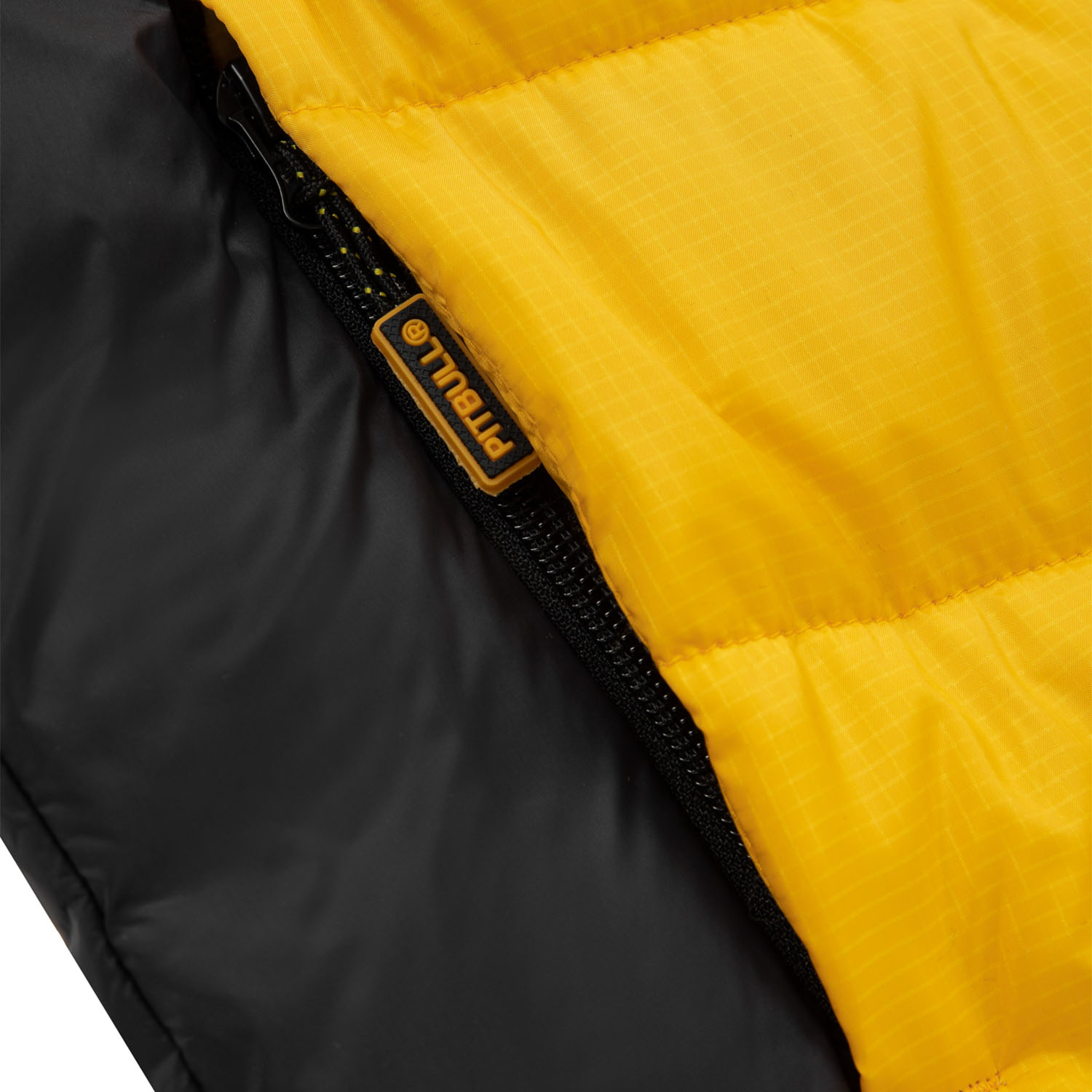Pit Bull West Coast Jacke, Padded Hooded Evergolg, schwarz-gelb XXXL