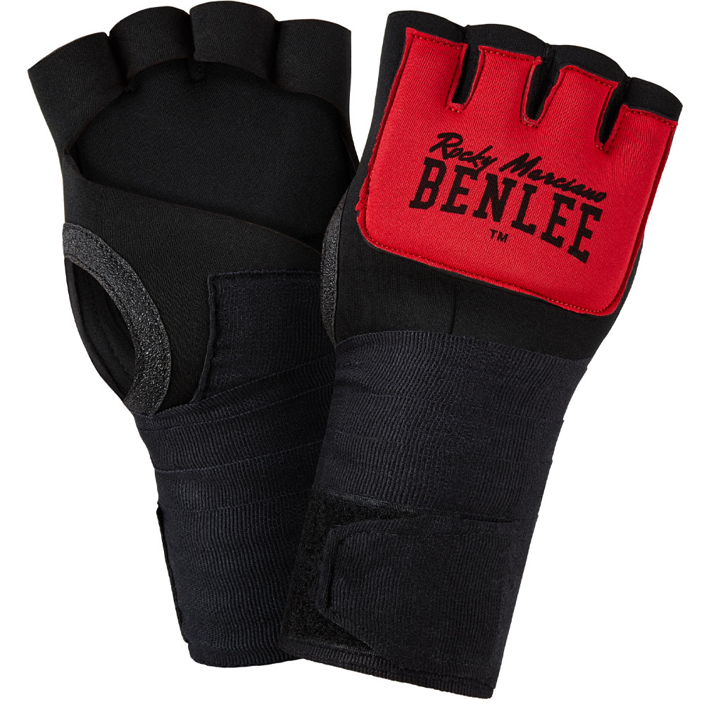 BENLEE Gel Handschuhe, Gelglo, schwarz-rot, L