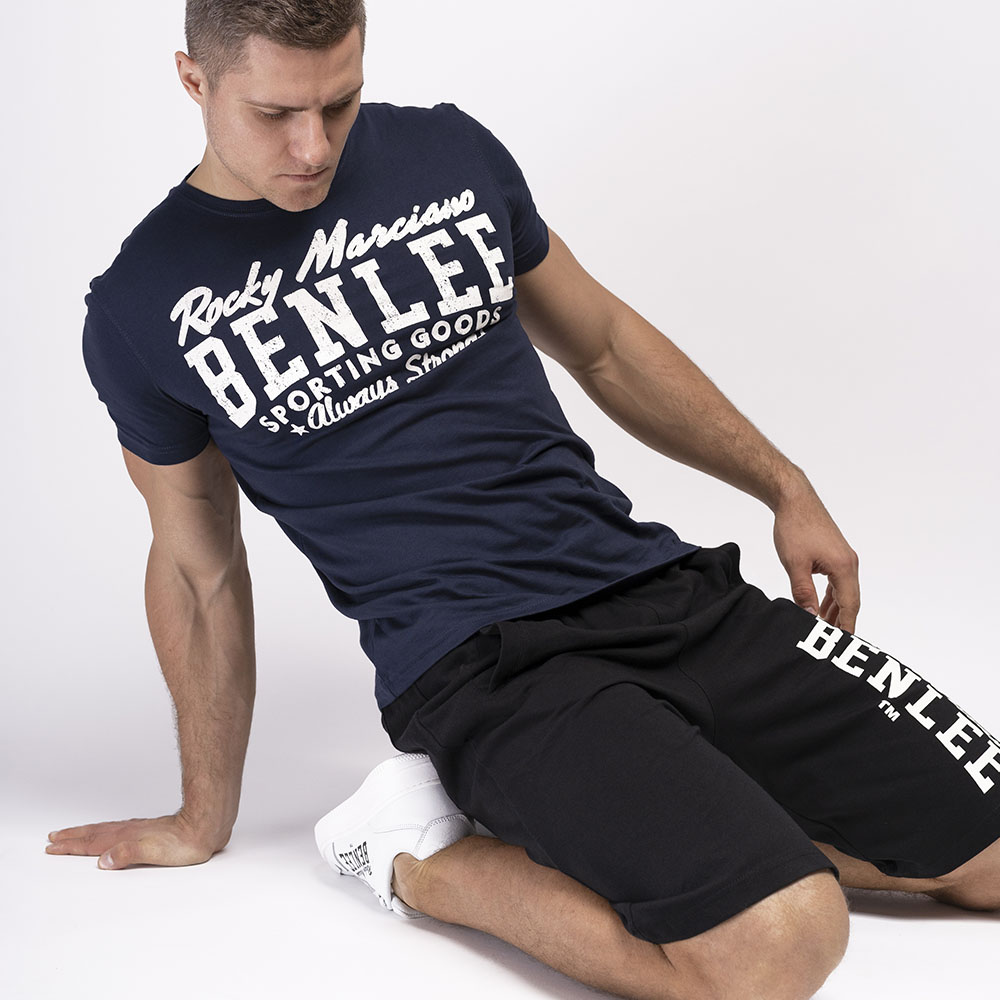 BENLEE T-Shirt, Retro Logo, navy, L
