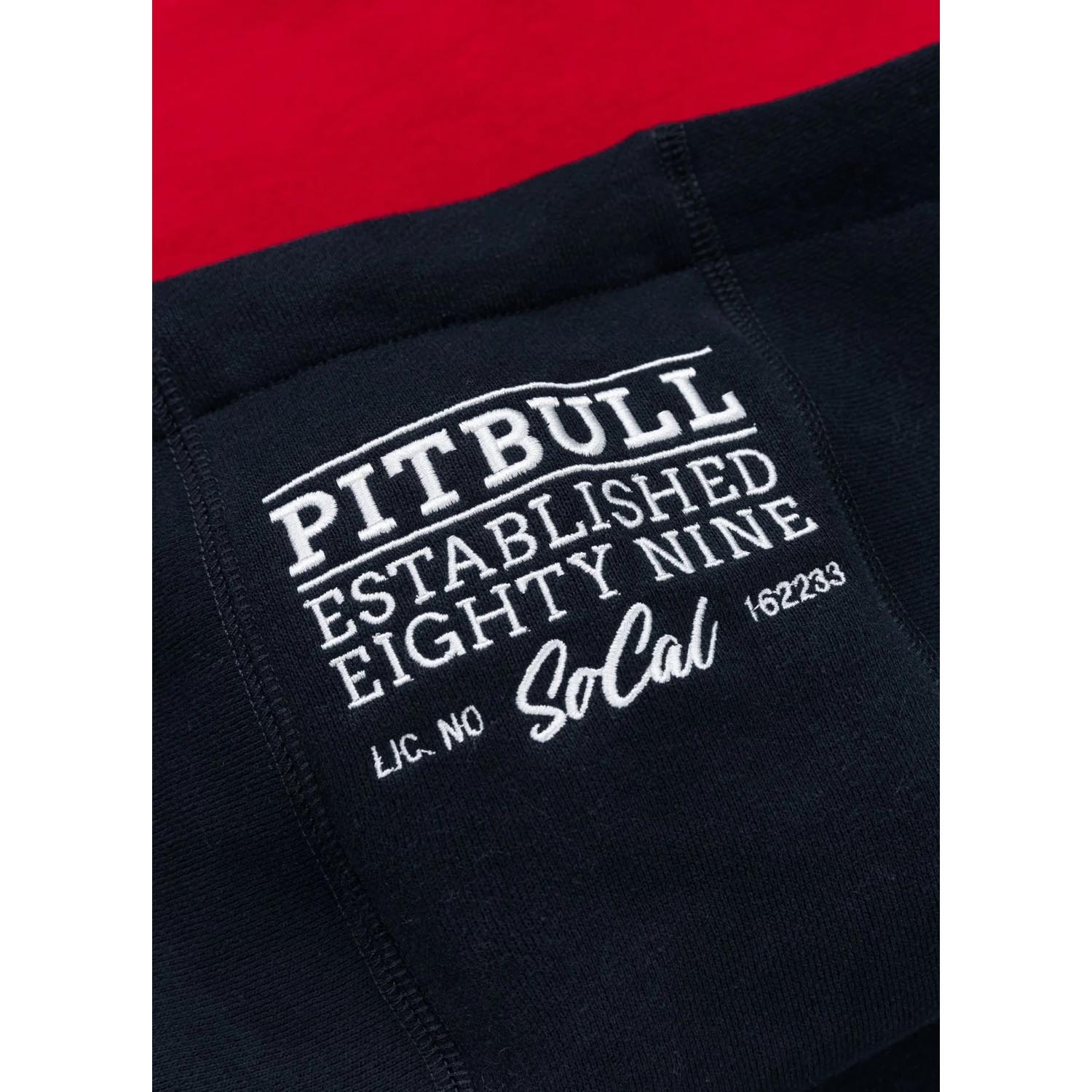 Pit Bull West Coast Hoody, Gibson, navy-red, L