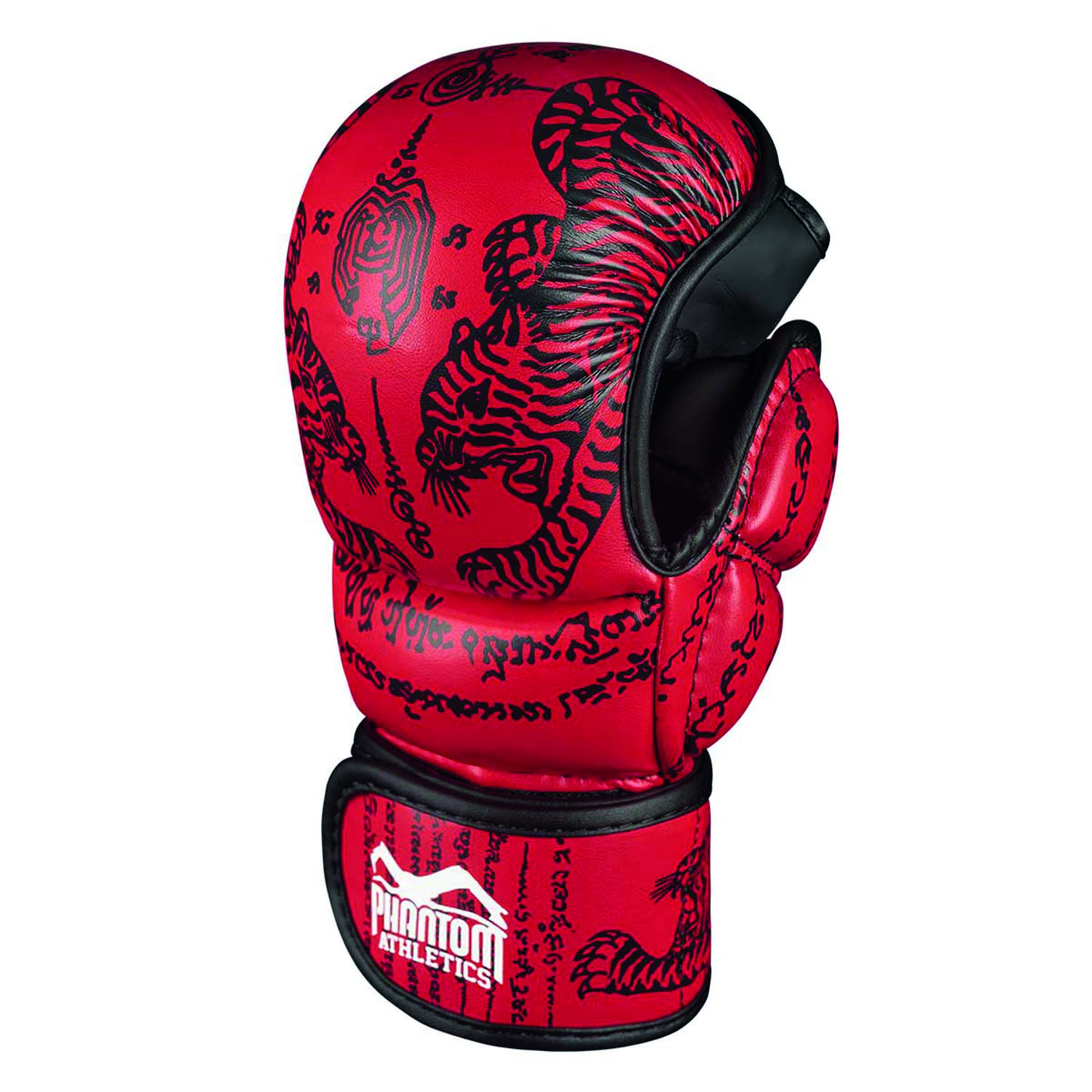 Phantom Athletics MMA Sparring Handschuhe, Muay Thai, rot, L/XL