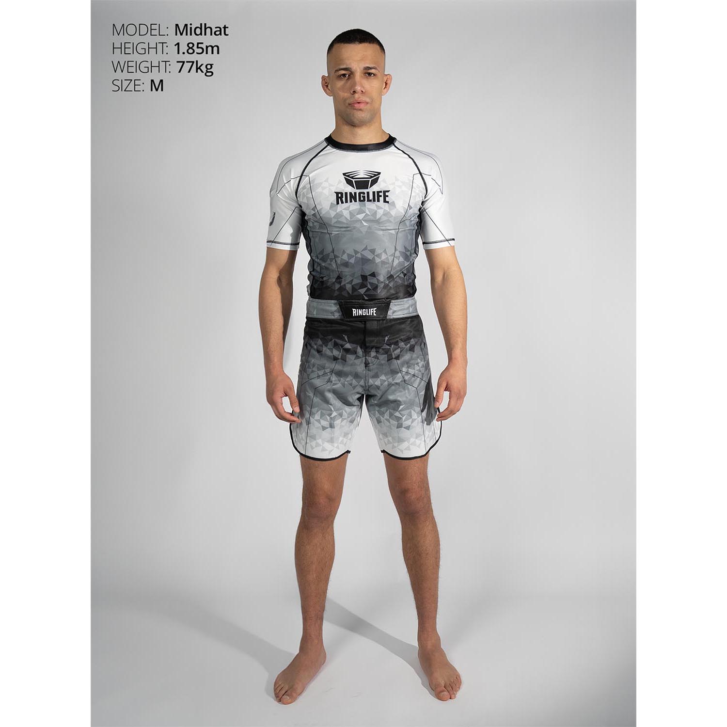 RINGLIFE Rashguard S/S - Transition black-white XL