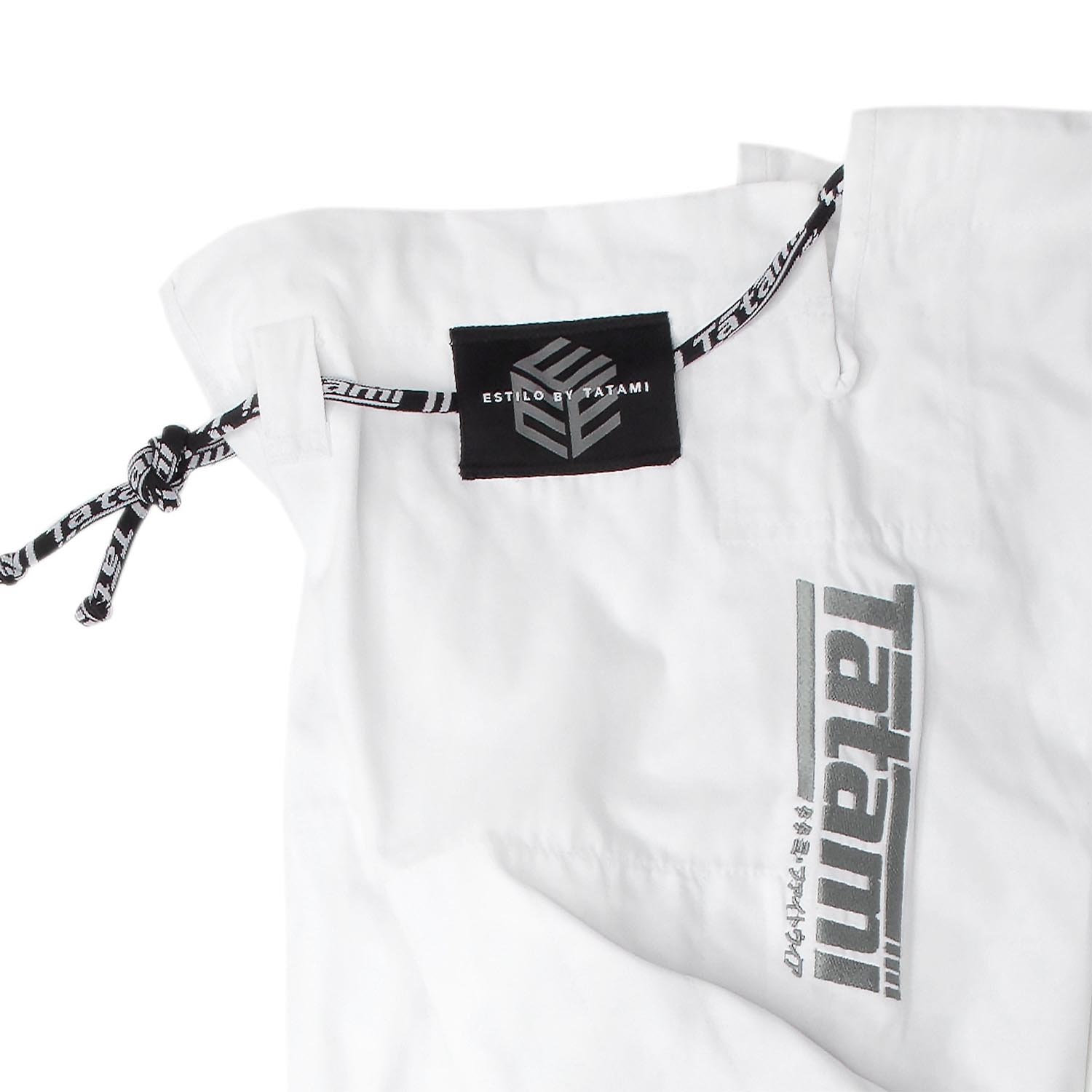Tatami BJJ GI, Estilo Black Label, weiß-grau, A1L