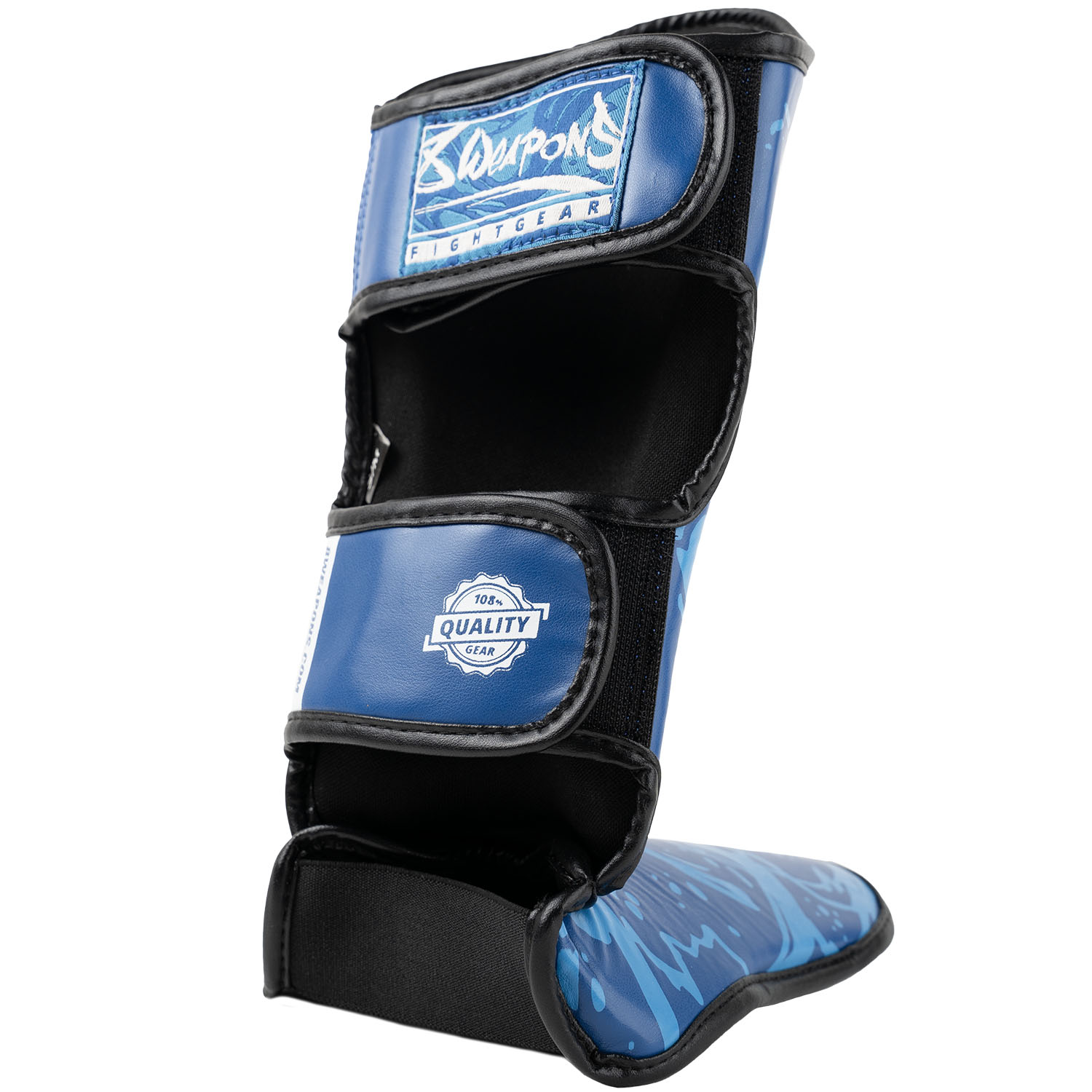 8 WEAPONS Shin Guards, Kids, Jipe, blue, S/M