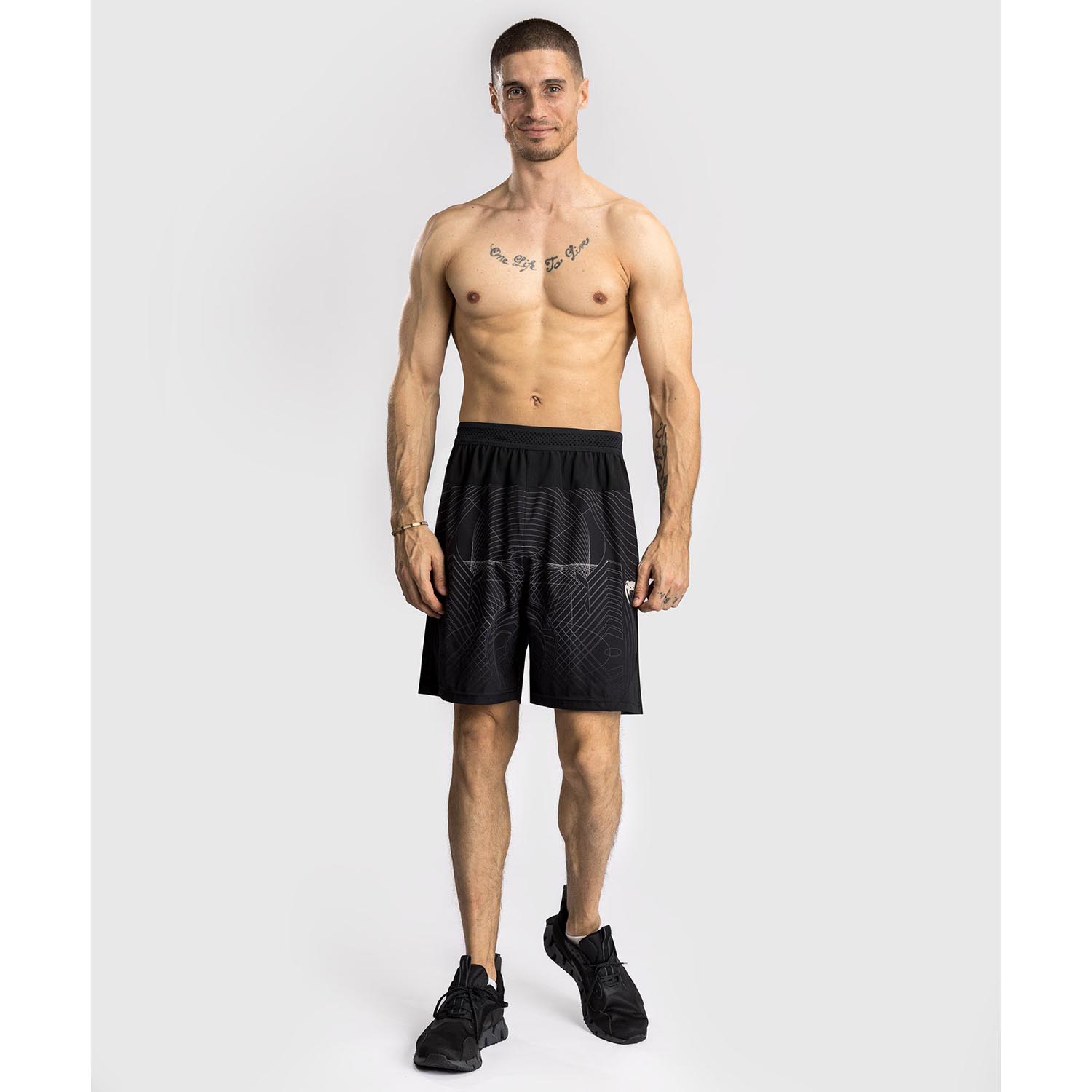 VENUM Fitness Shorts, G-Fit Air, black-beige, S