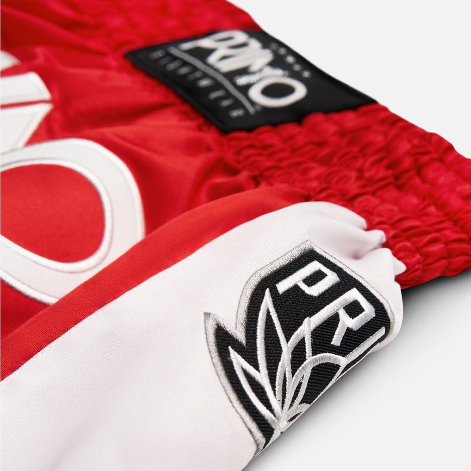 PRIMO Muay Thai Shorts, Stadium Classic, red, XXL
