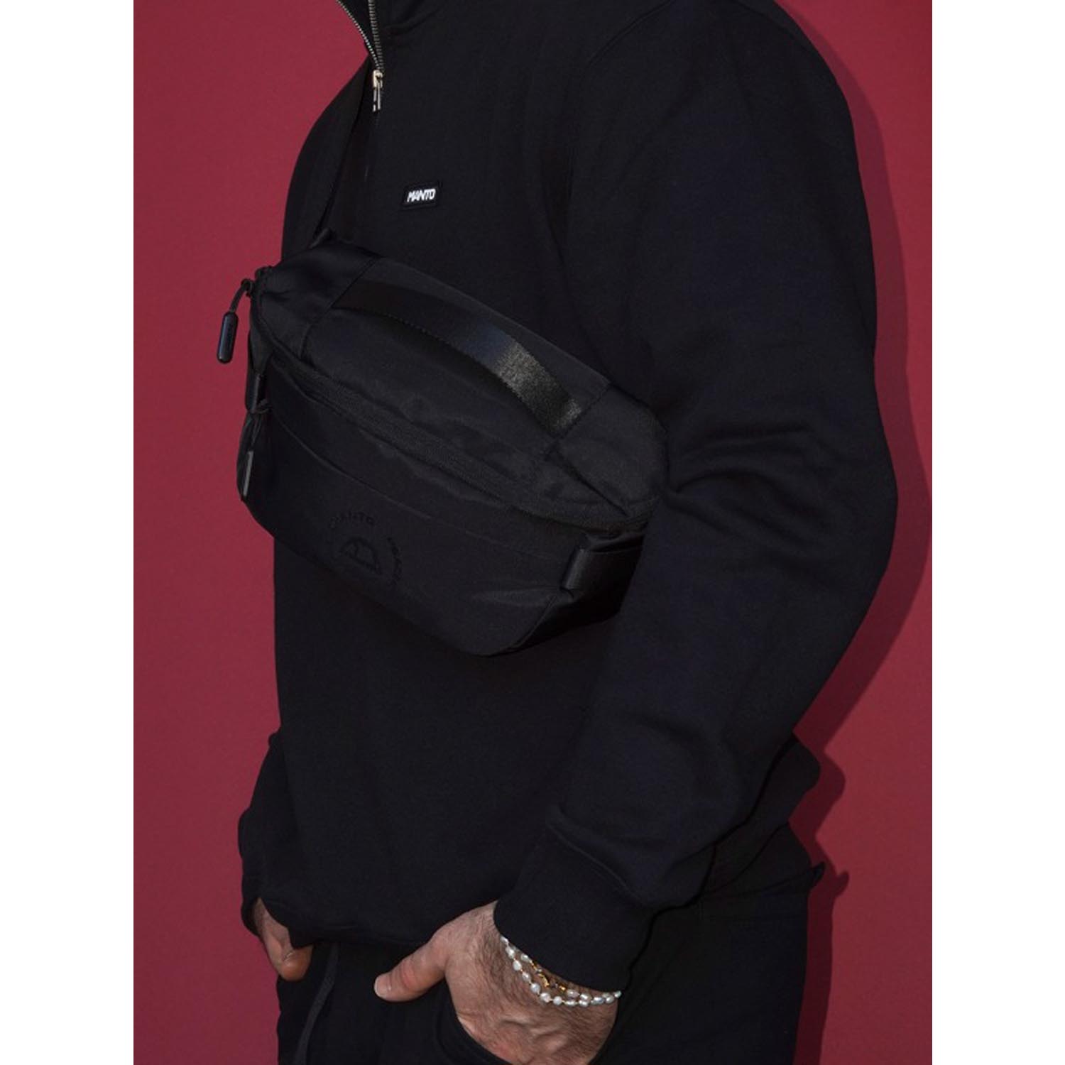 MANTO Waist bag, Circle, black