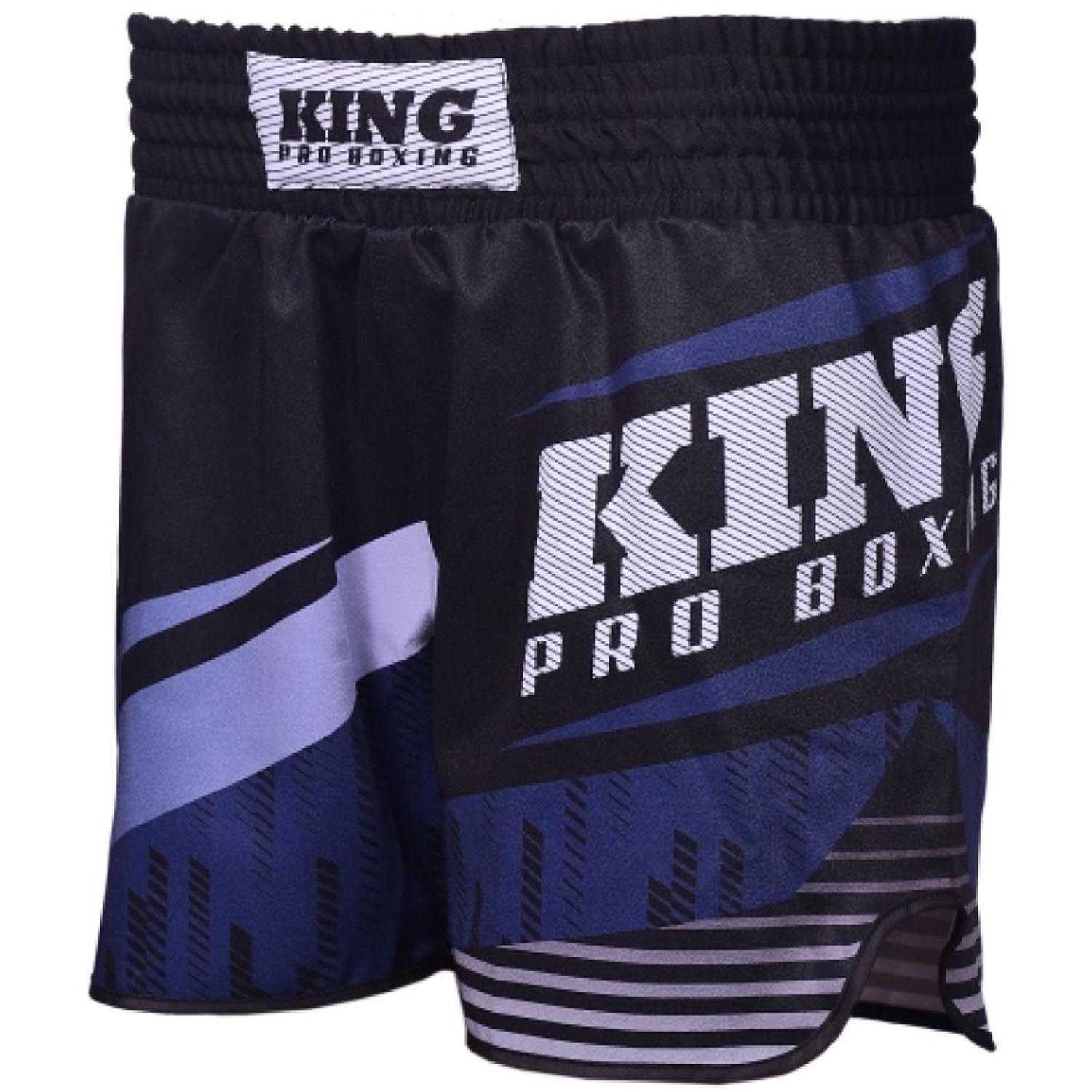 KING PRO BOXING MMA Fight Shorts, Stormking 3, black-navy, M