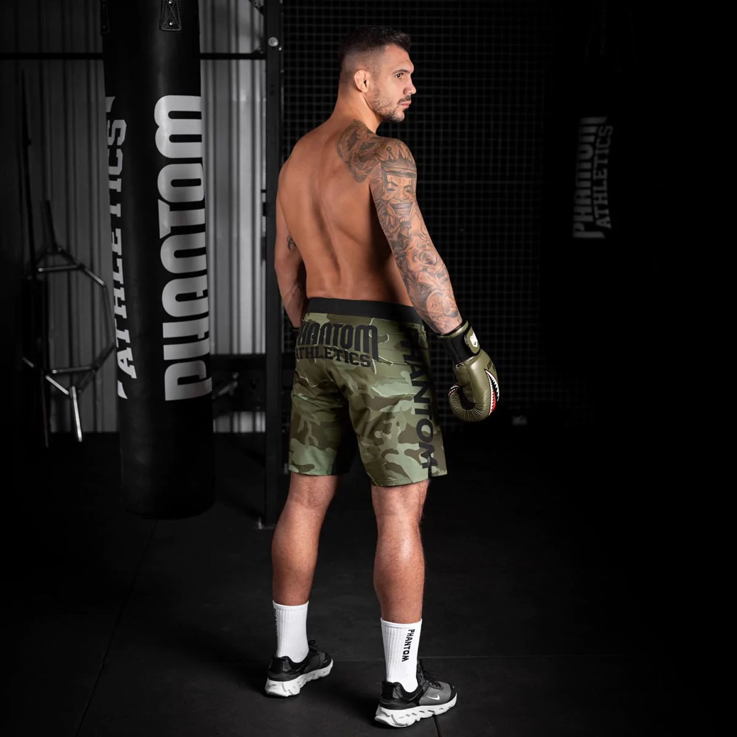 Phantom Athletics MMA Fight Shorts, Flex, Woodland, S